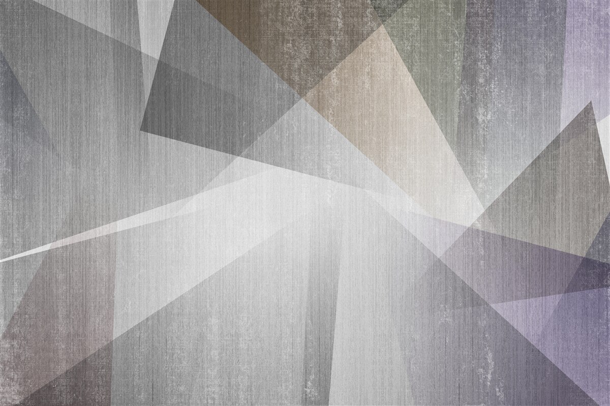 Fotobehang achtergrond met geometrische vormen in een abstracte stijl