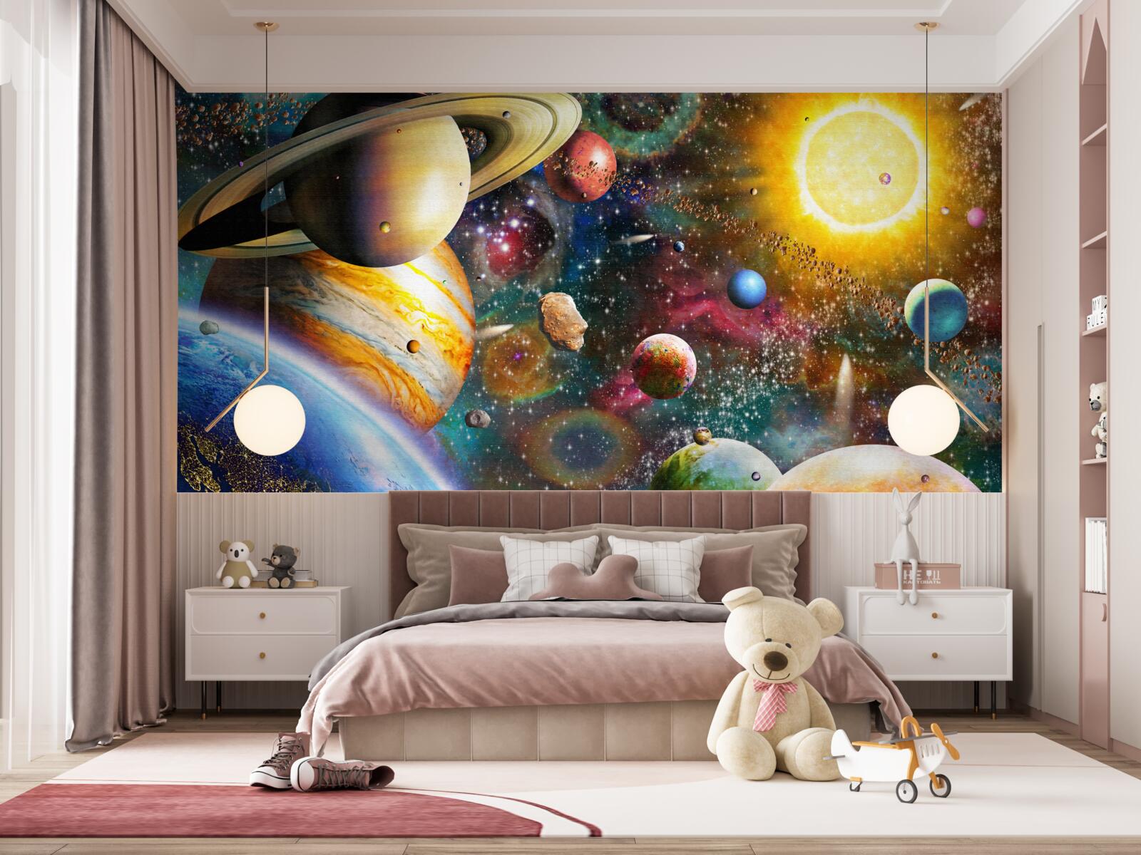 Fotobehang helder universum