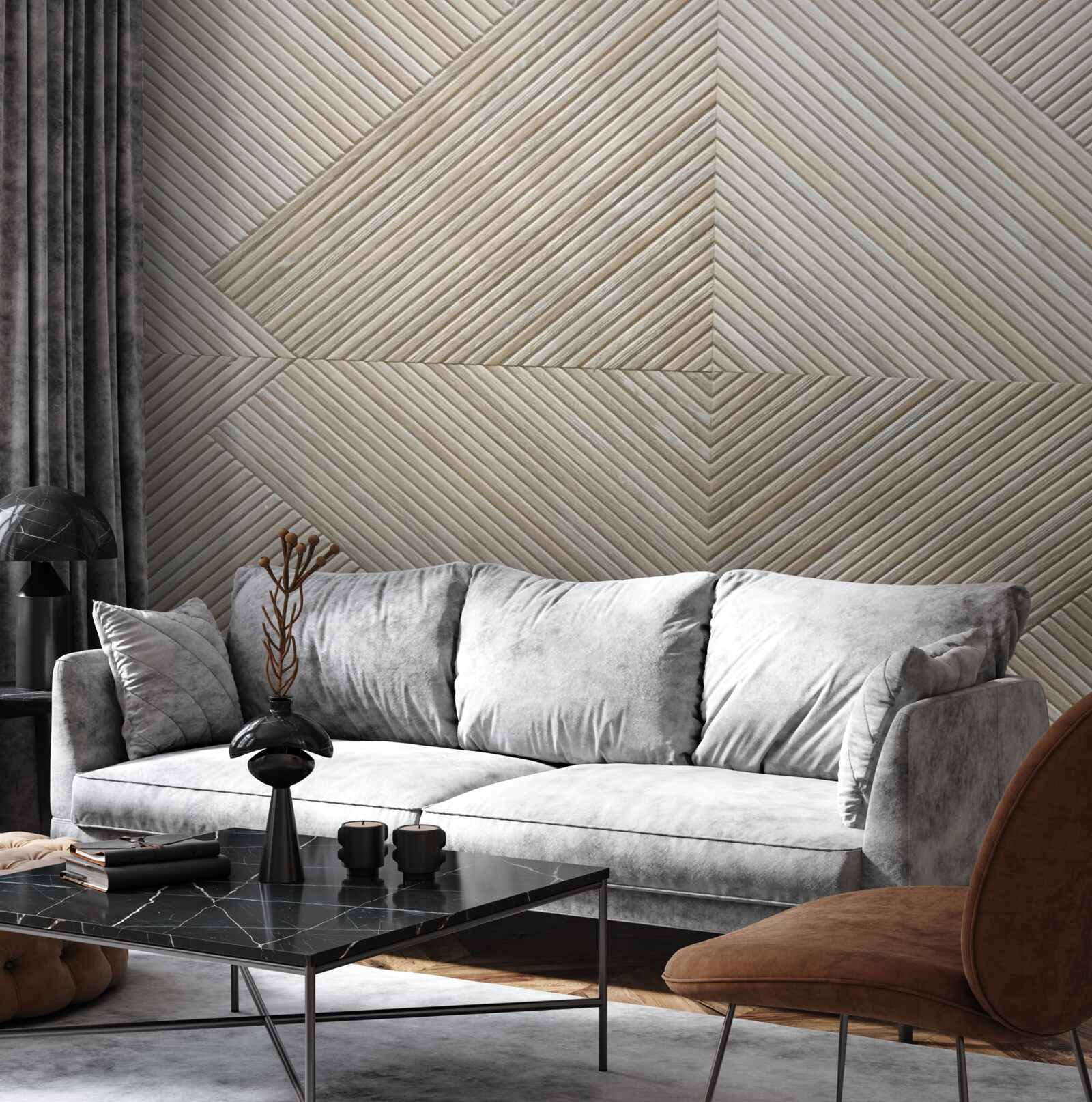 Fotobehang beige lambro