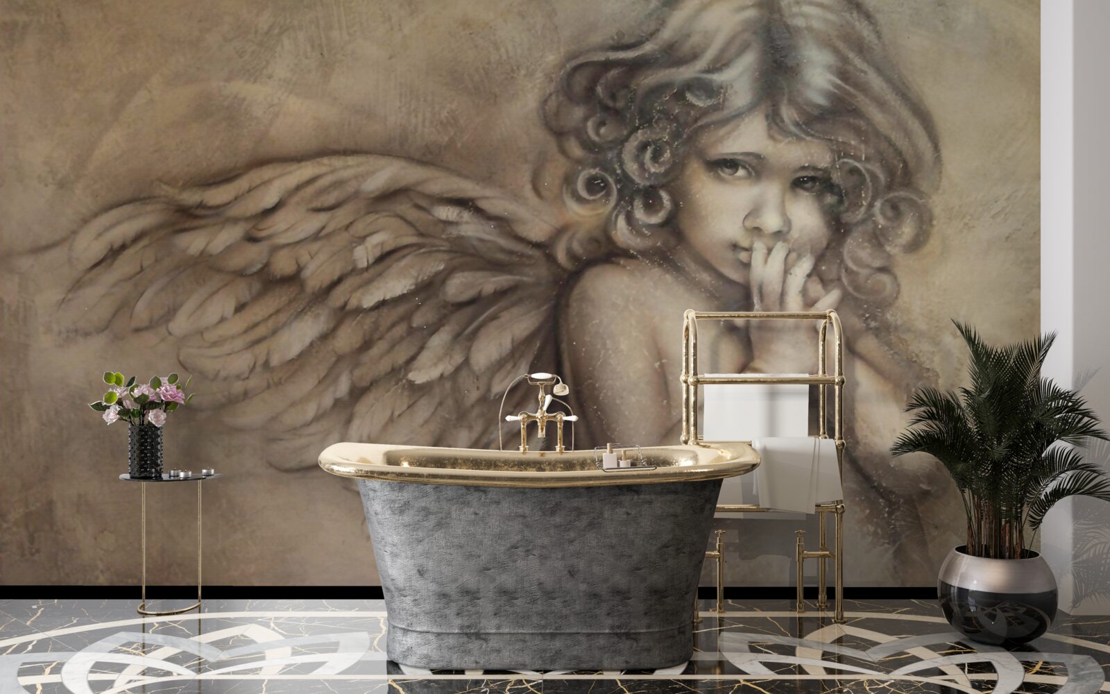 Fotobehang beeld van een engeltje