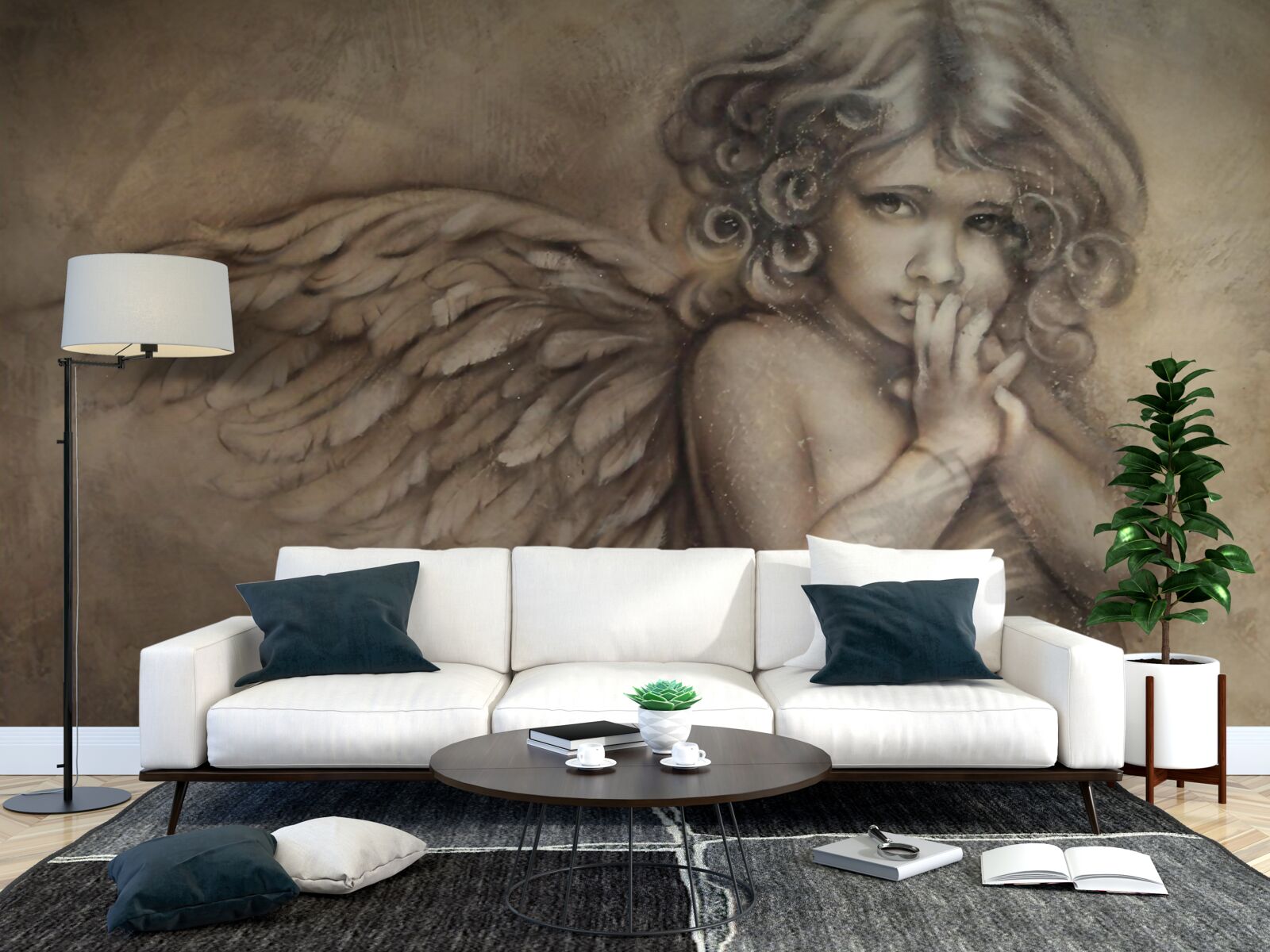 Fotobehang beeld van een engeltje