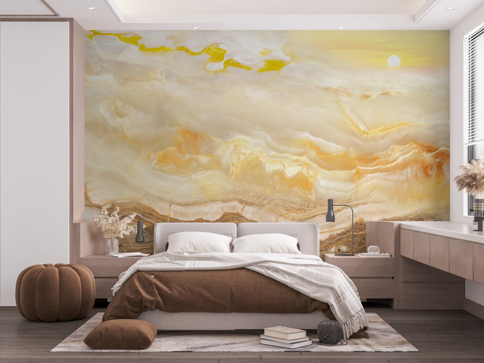 Fotobehang marmer uit de bergen