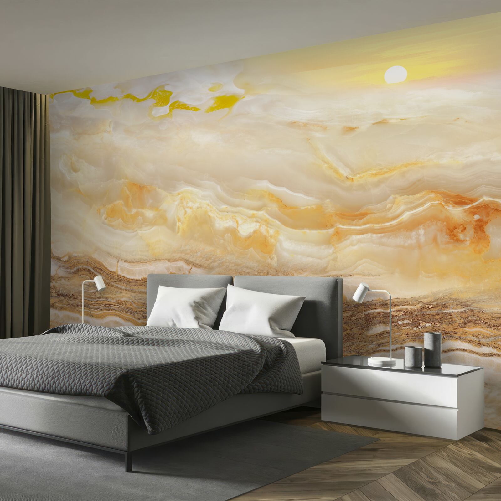 Fotobehang marmer uit de bergen