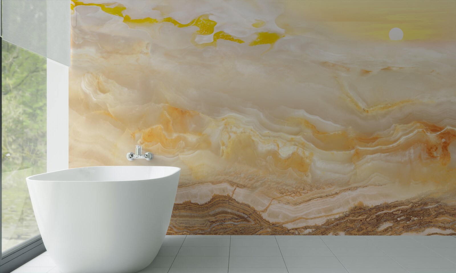 Fotobehang marmer uit de bergen