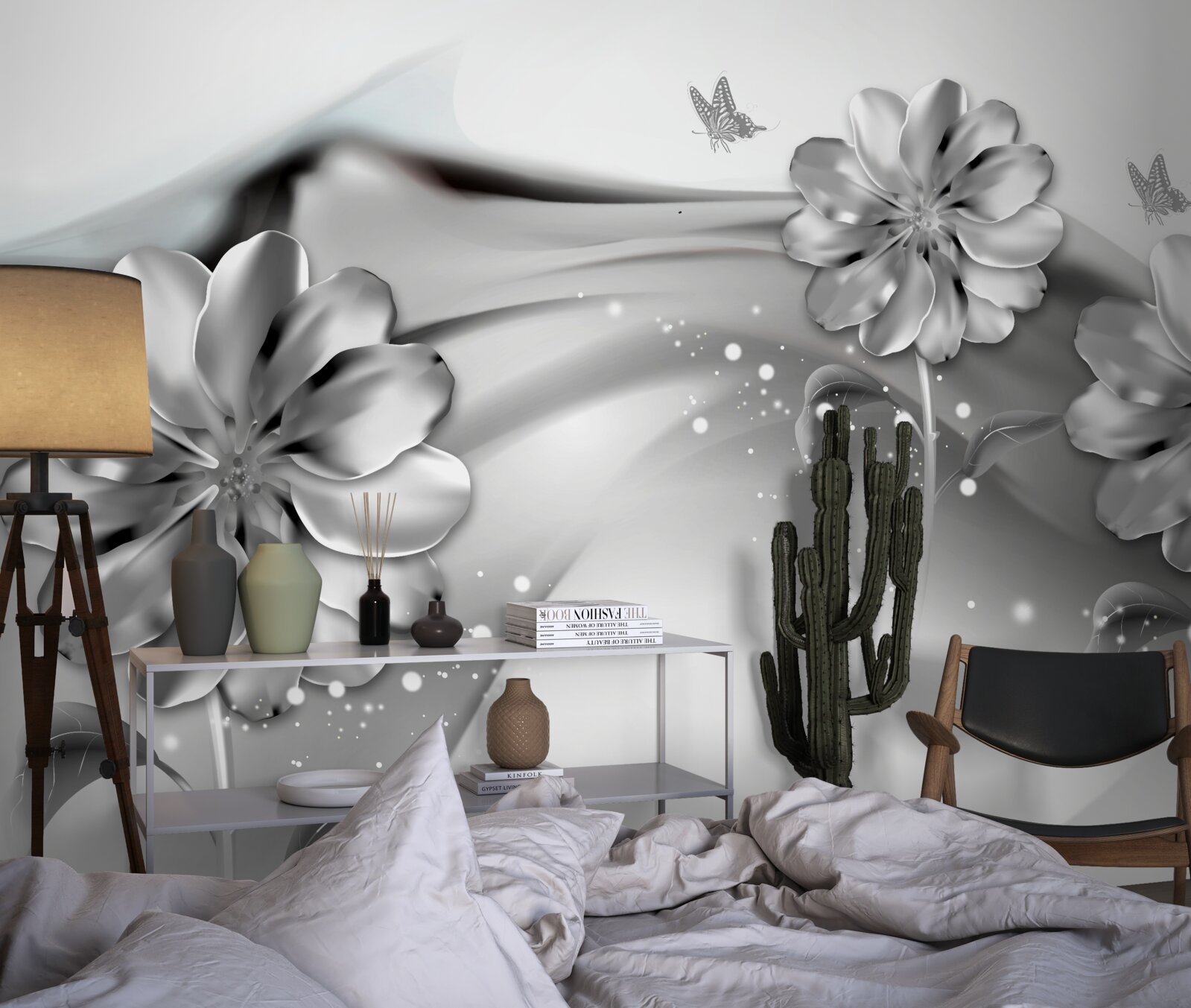 Fotobehang Aangepaste schaduwcontouren