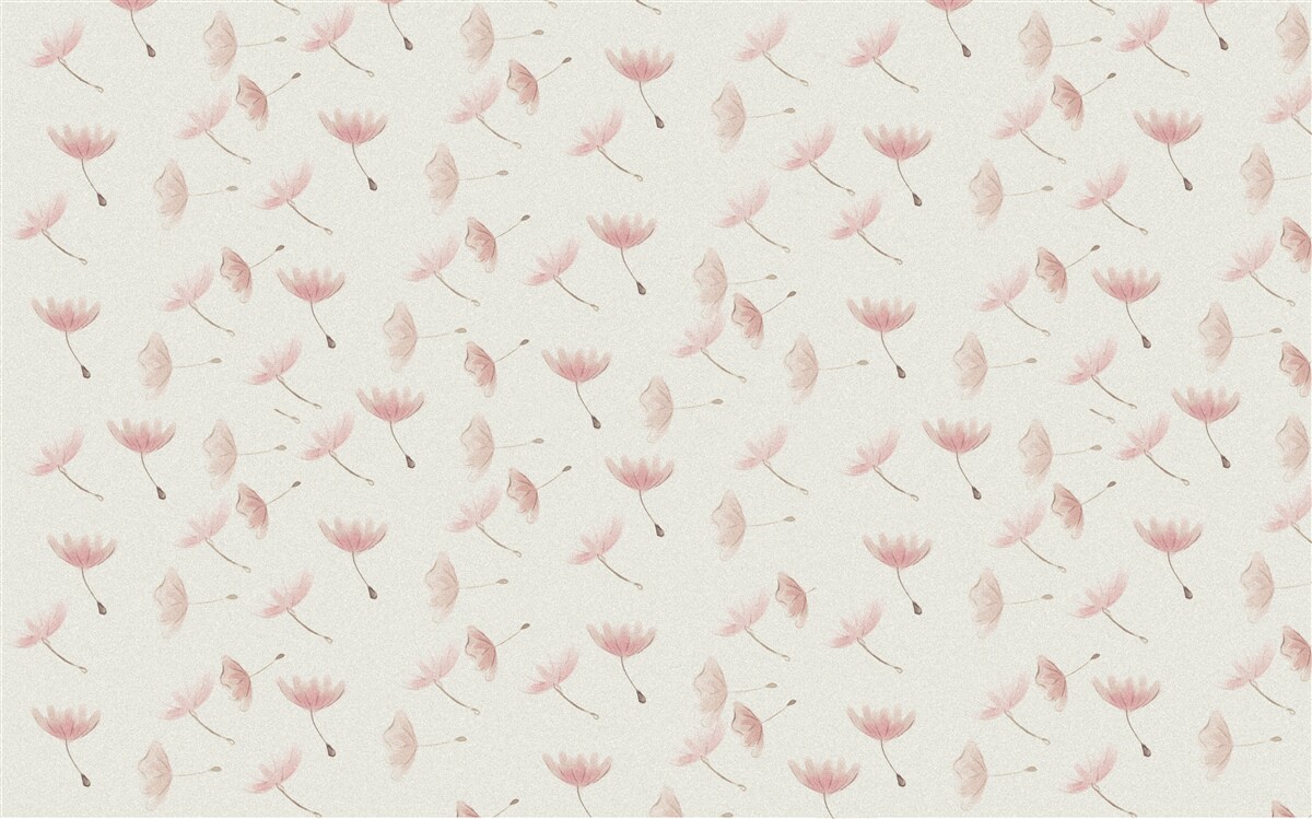 Fotobehang talrijke kleine bloemen