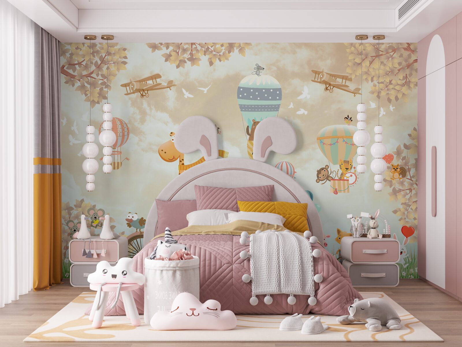 Fotobehang dieren bewegen en glijden door de lucht