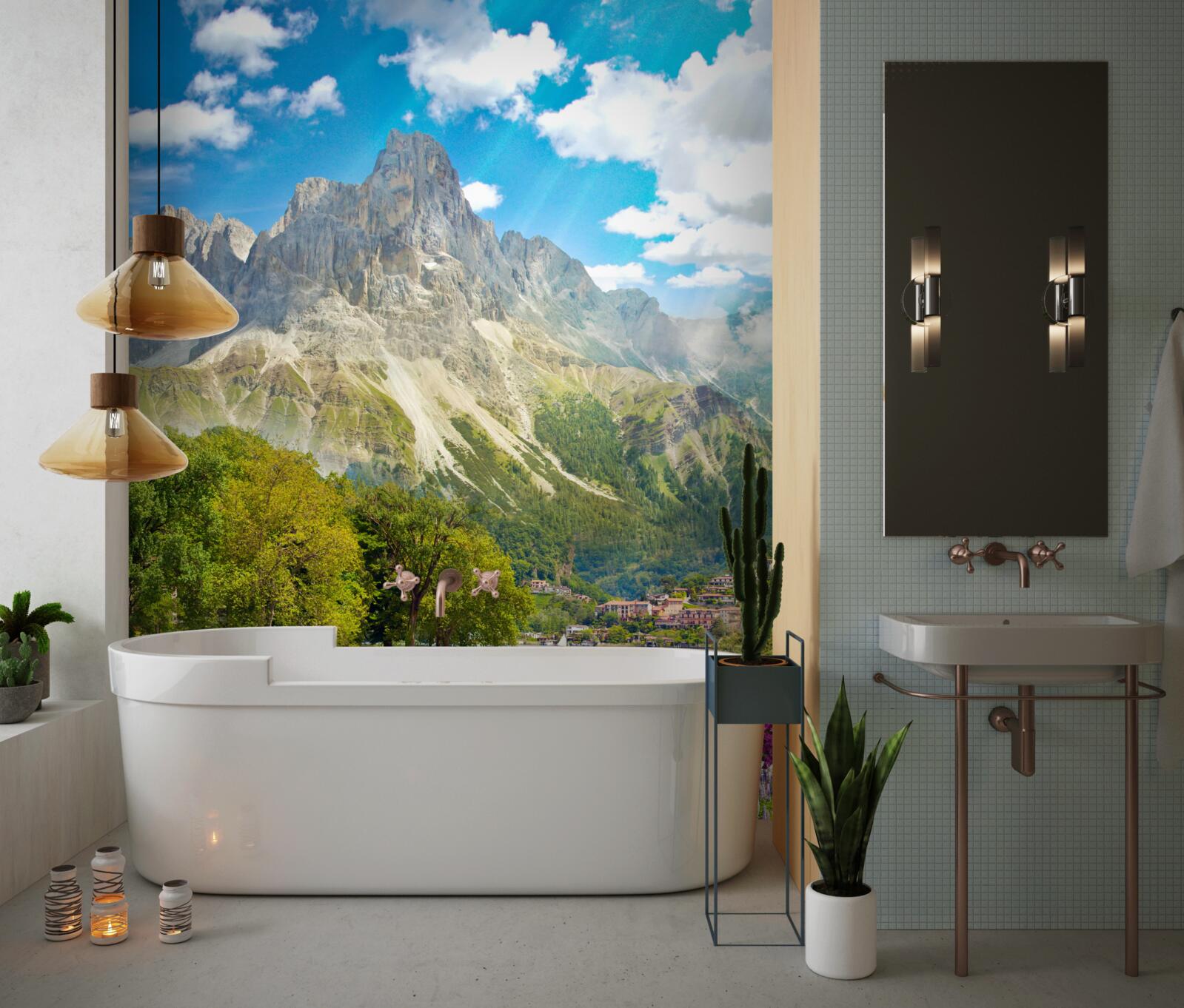 Fotobehang majestueuze en aantrekkelijke top