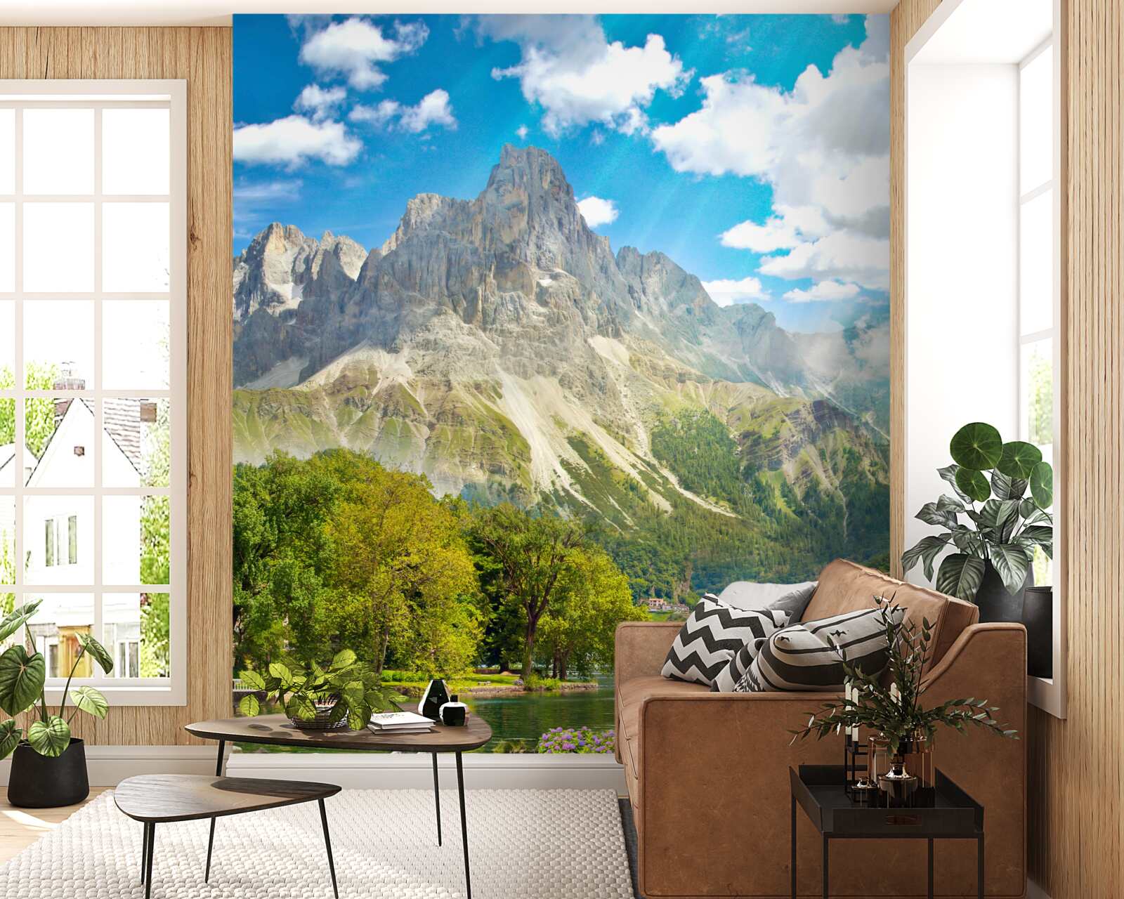 Fotobehang majestueuze en aantrekkelijke top