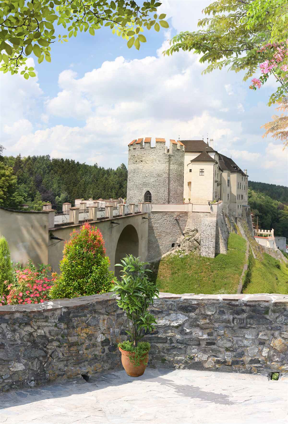 Fotobehang kasteel sternberk in tsjechië