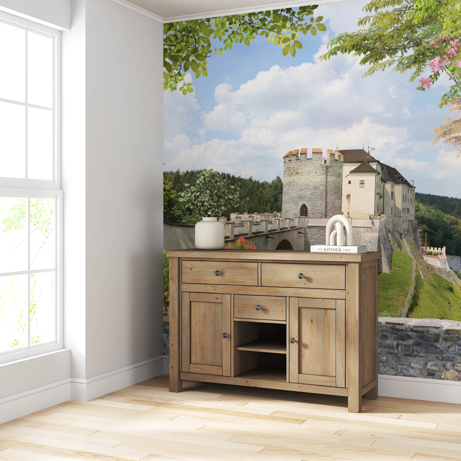 Fotobehang kasteel sternberk in tsjechië