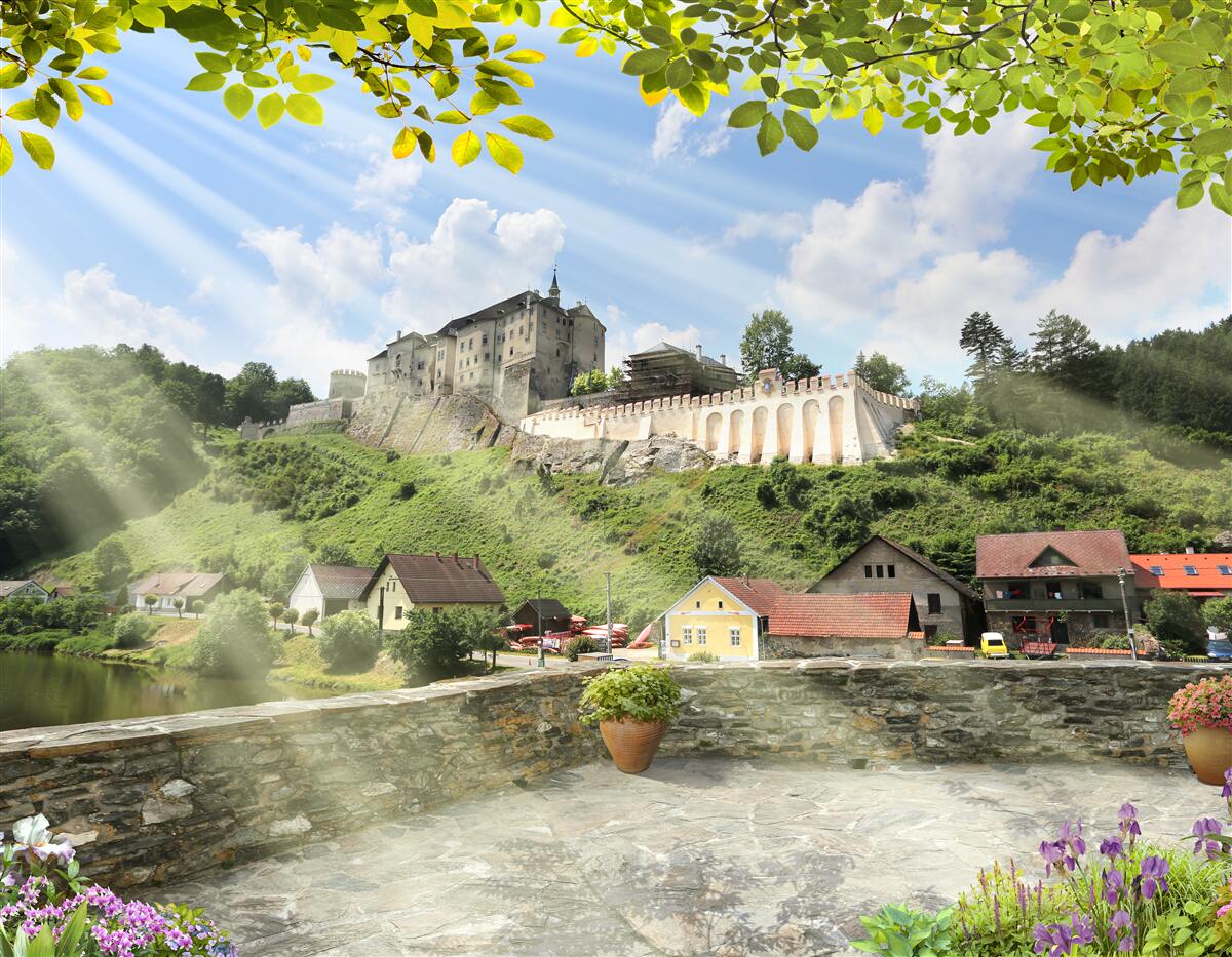 Fotobehang kasteel cesky sternberk