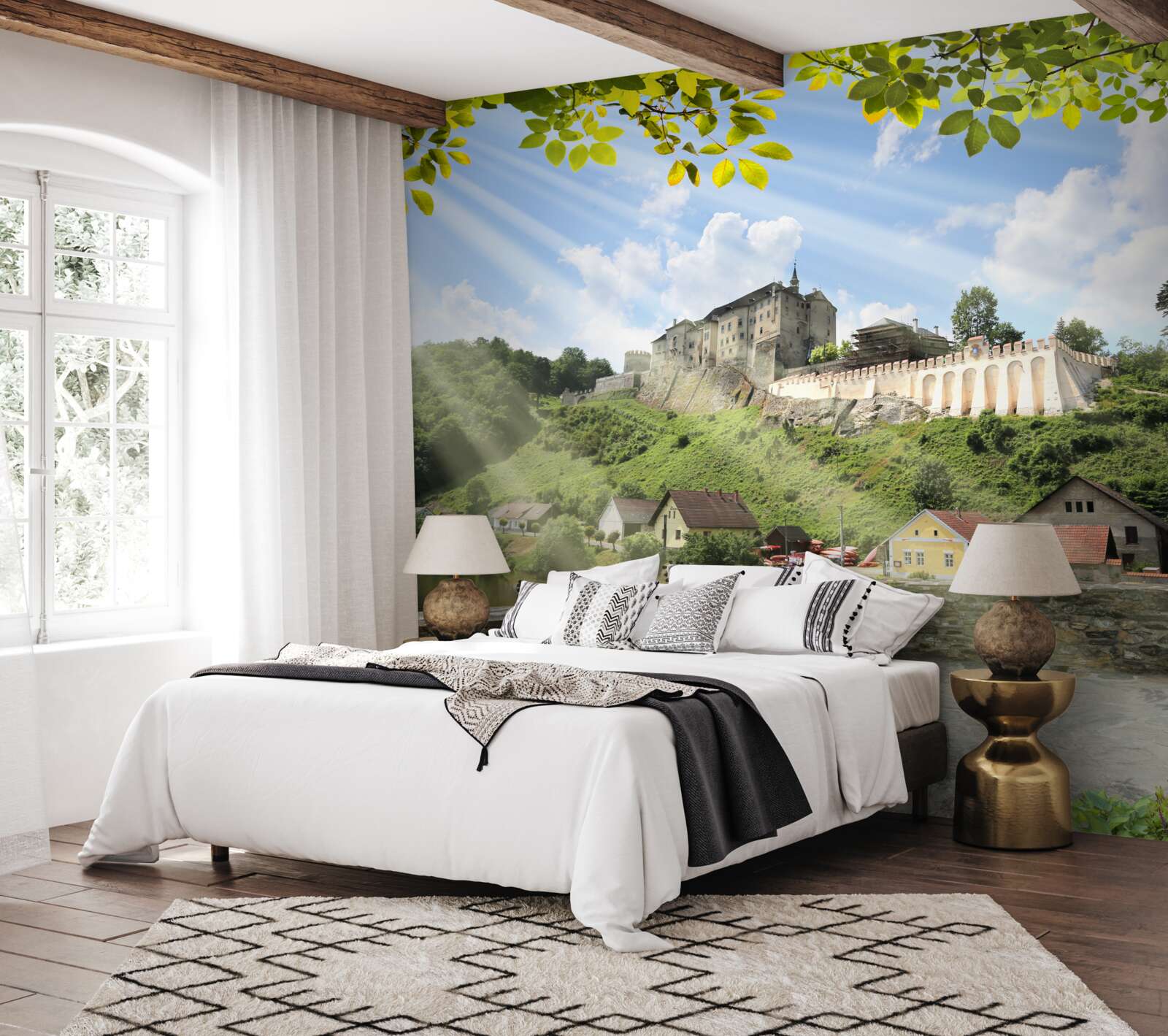 Fotobehang kasteel cesky sternberk