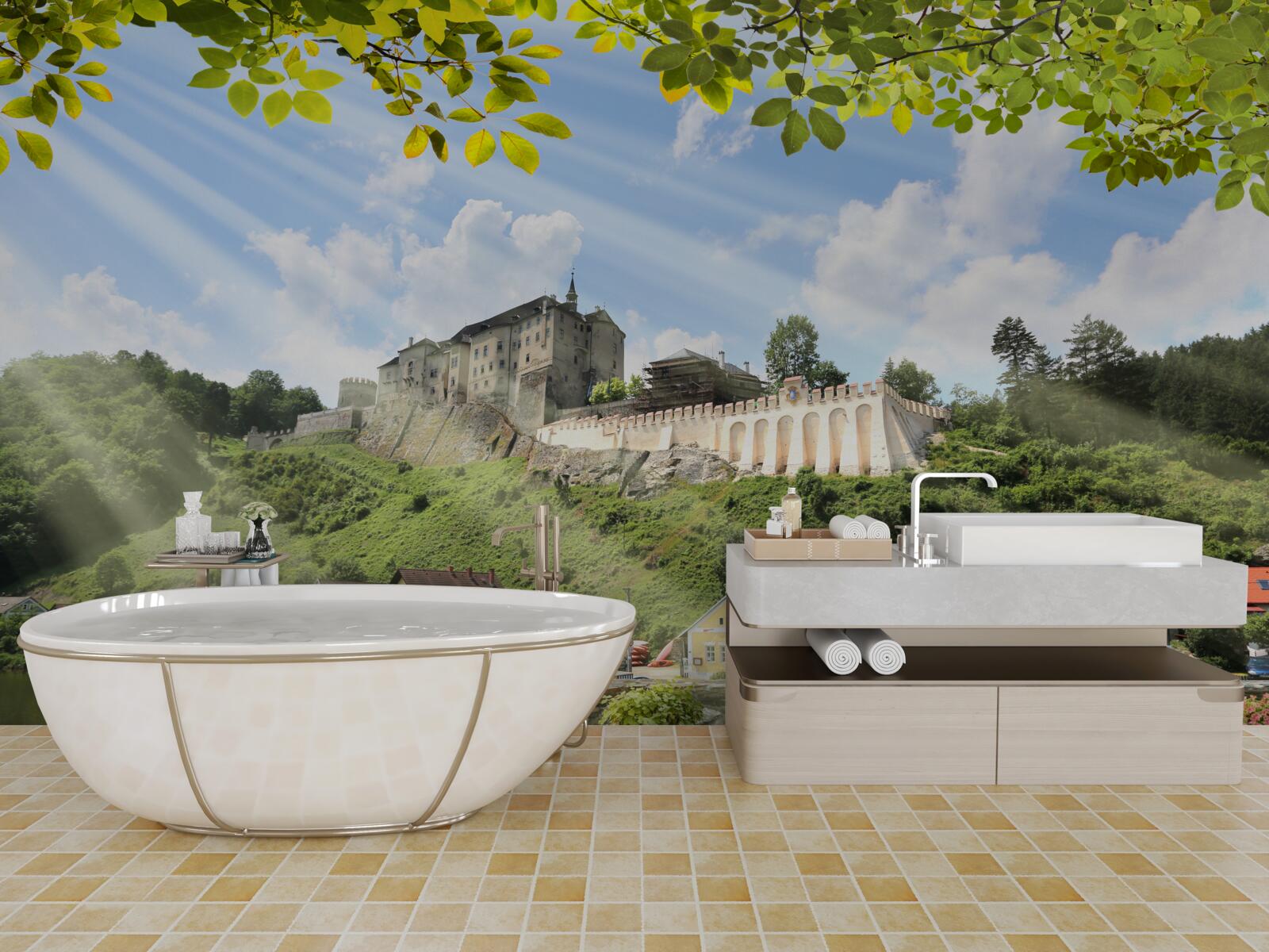 Fotobehang kasteel cesky sternberk