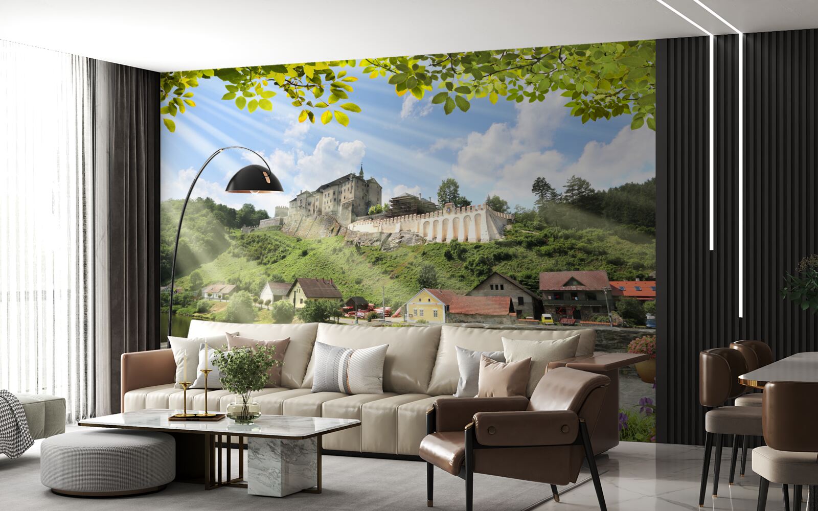 Fotobehang kasteel cesky sternberk