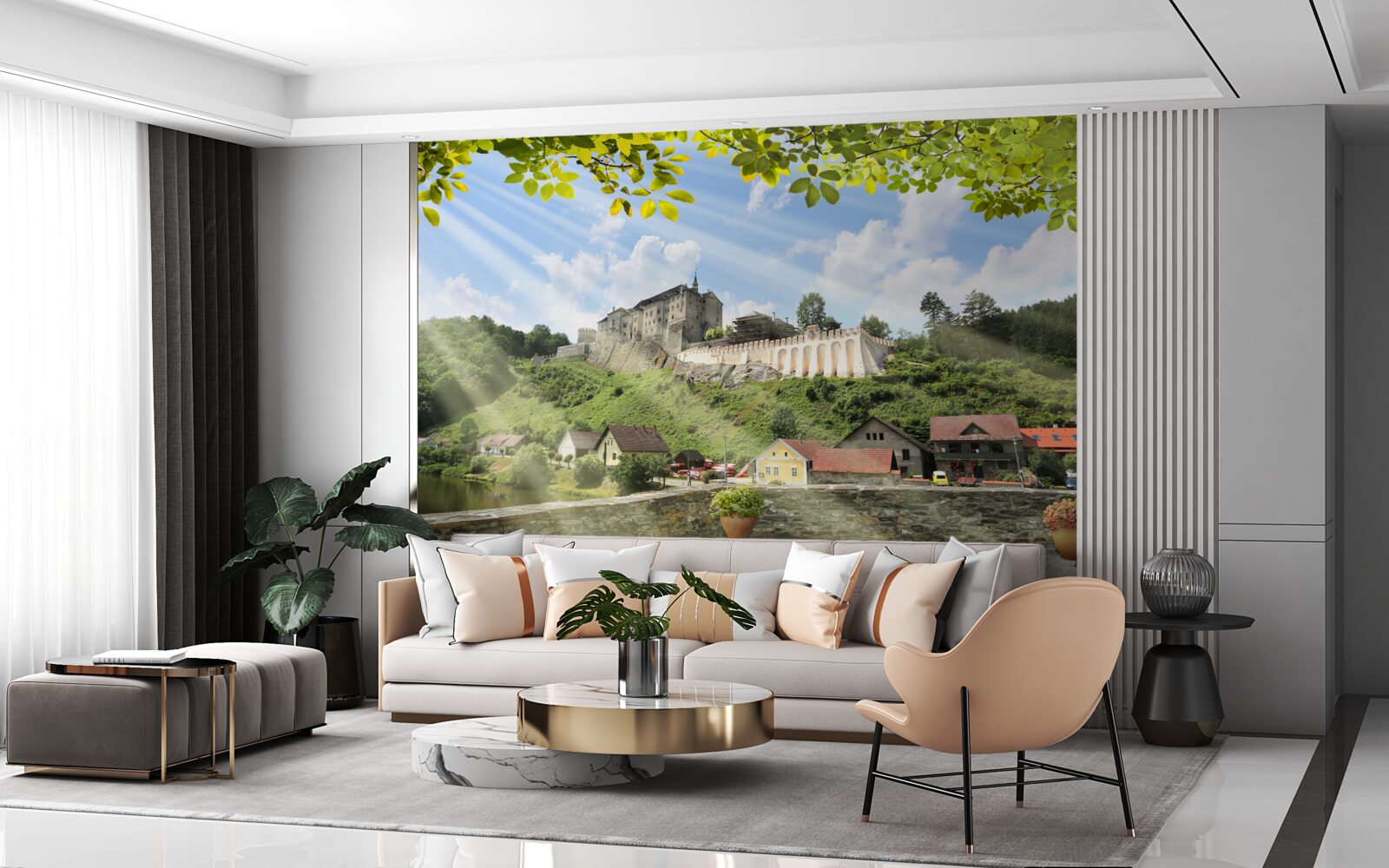 Fotobehang kasteel cesky sternberk