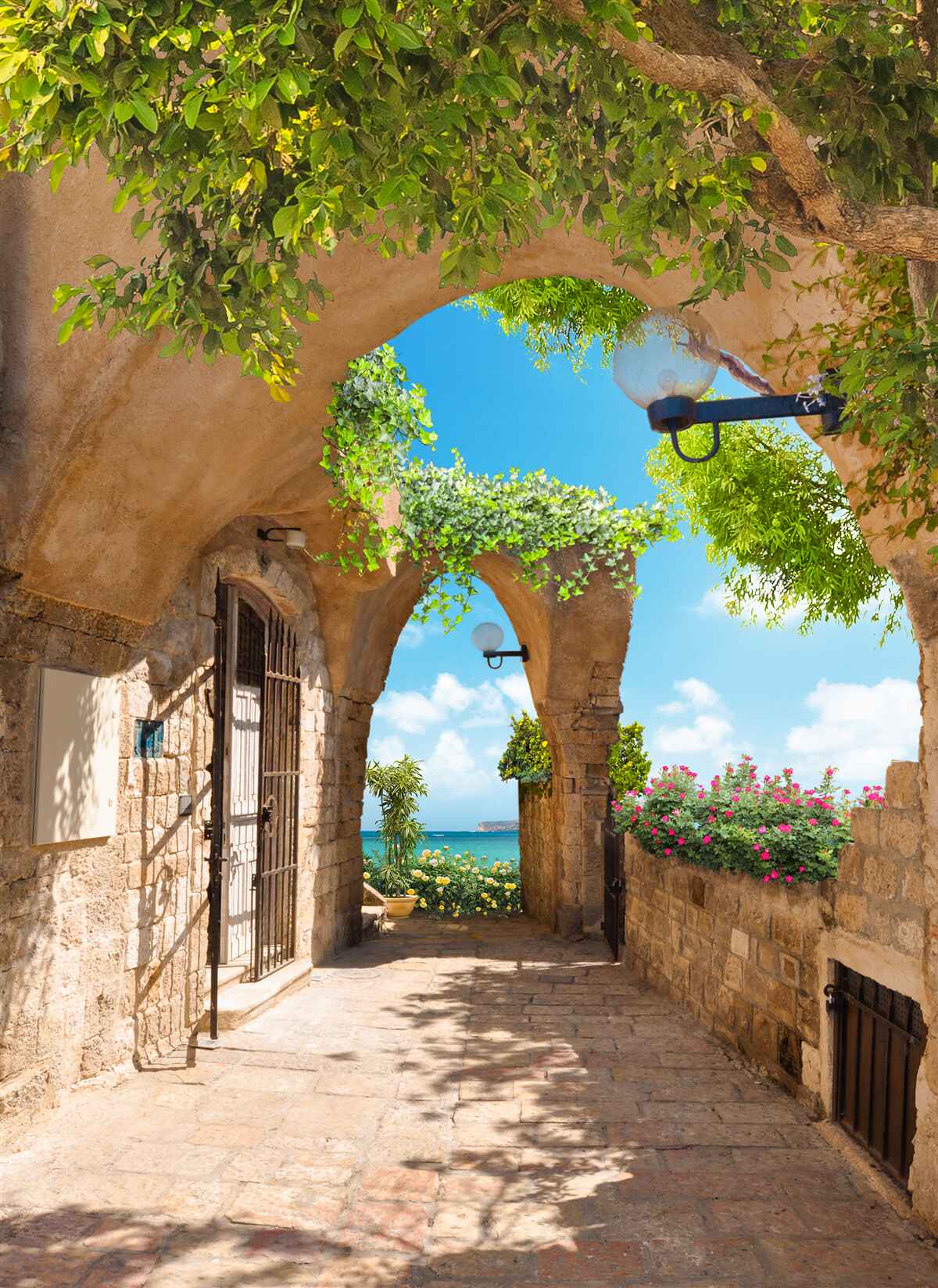 Fotobehang comfortabele hoek