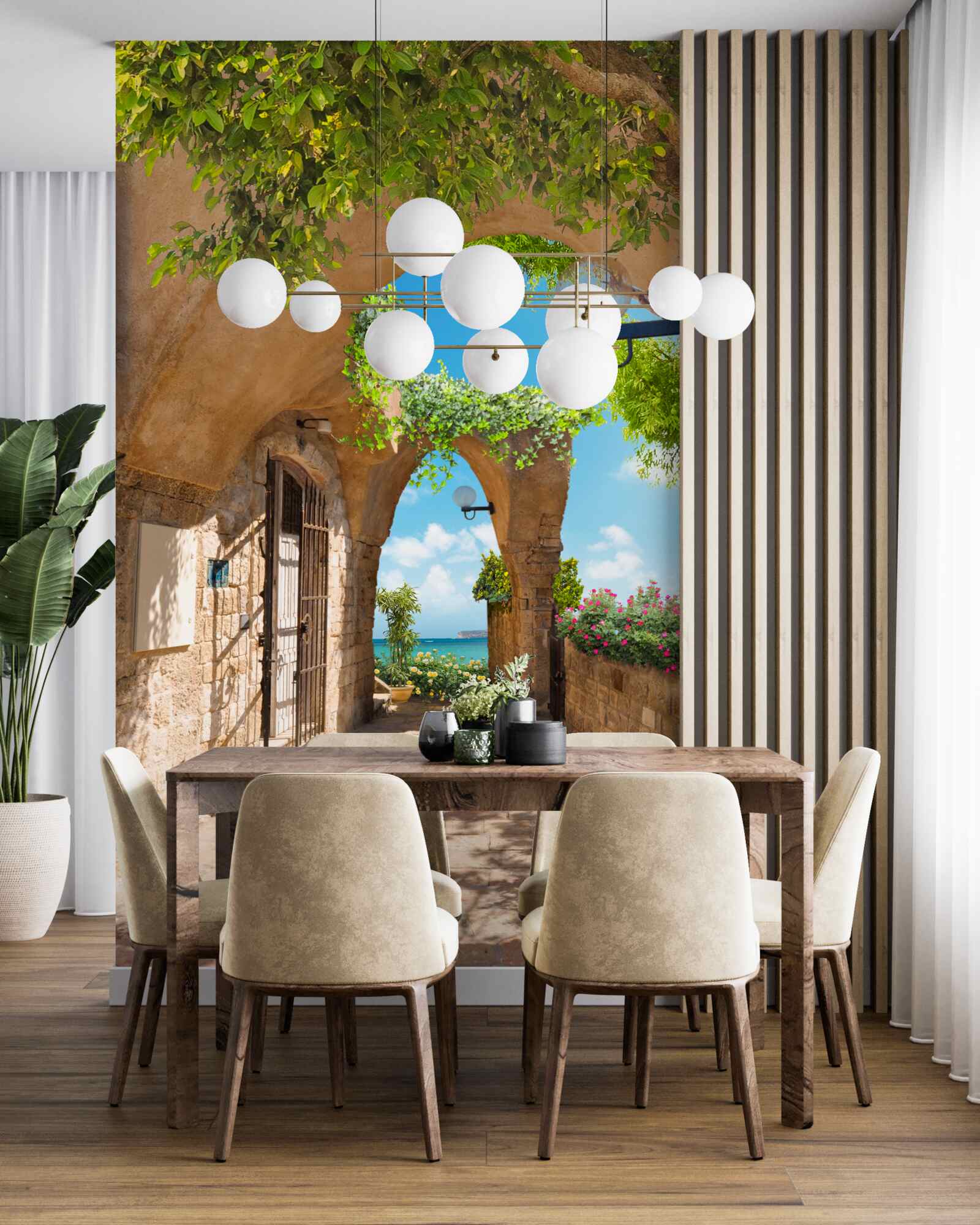 Fotobehang comfortabele hoek