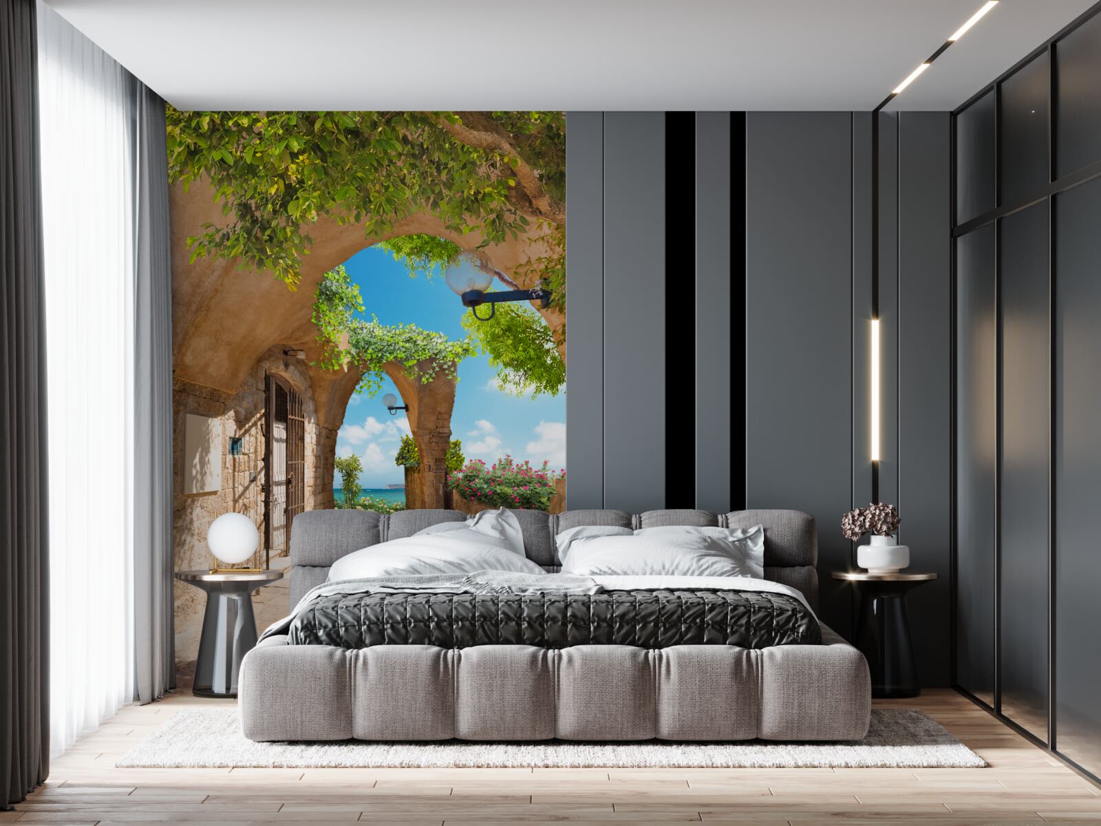 Fotobehang comfortabele hoek