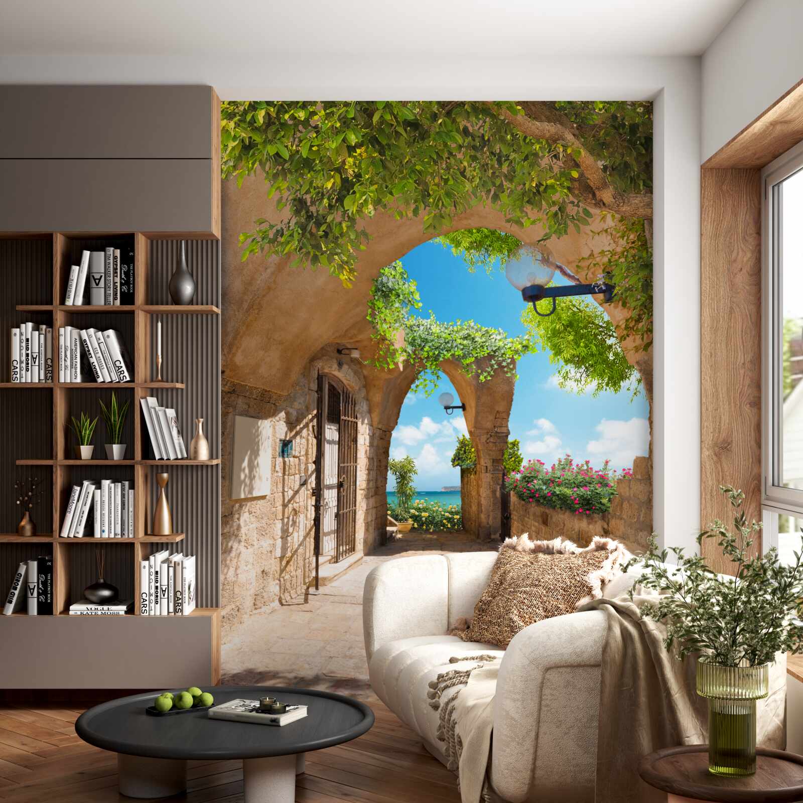 Fotobehang comfortabele hoek