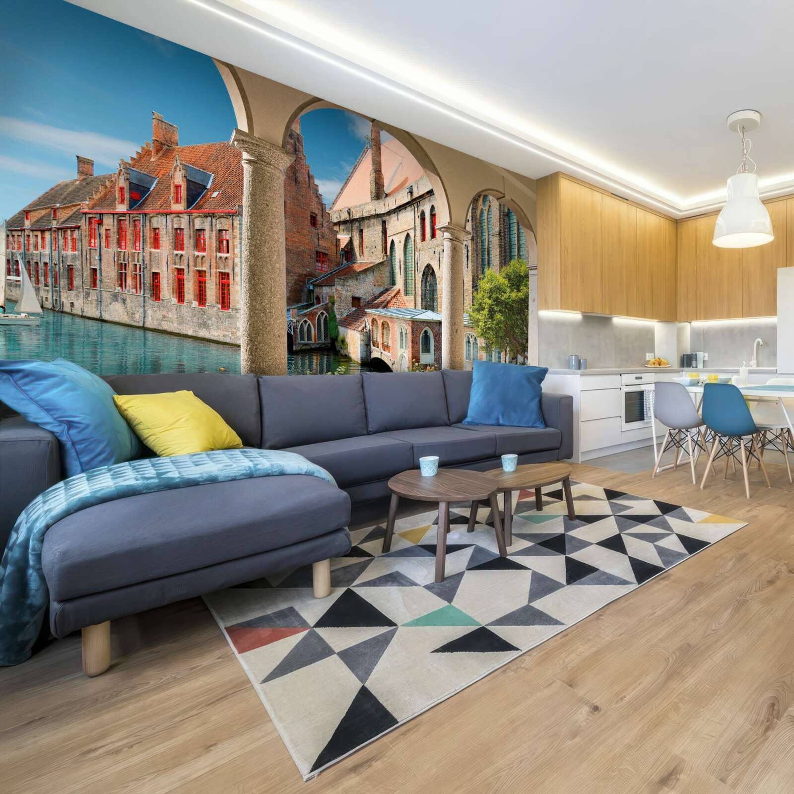 Fotobehang veranda in venice