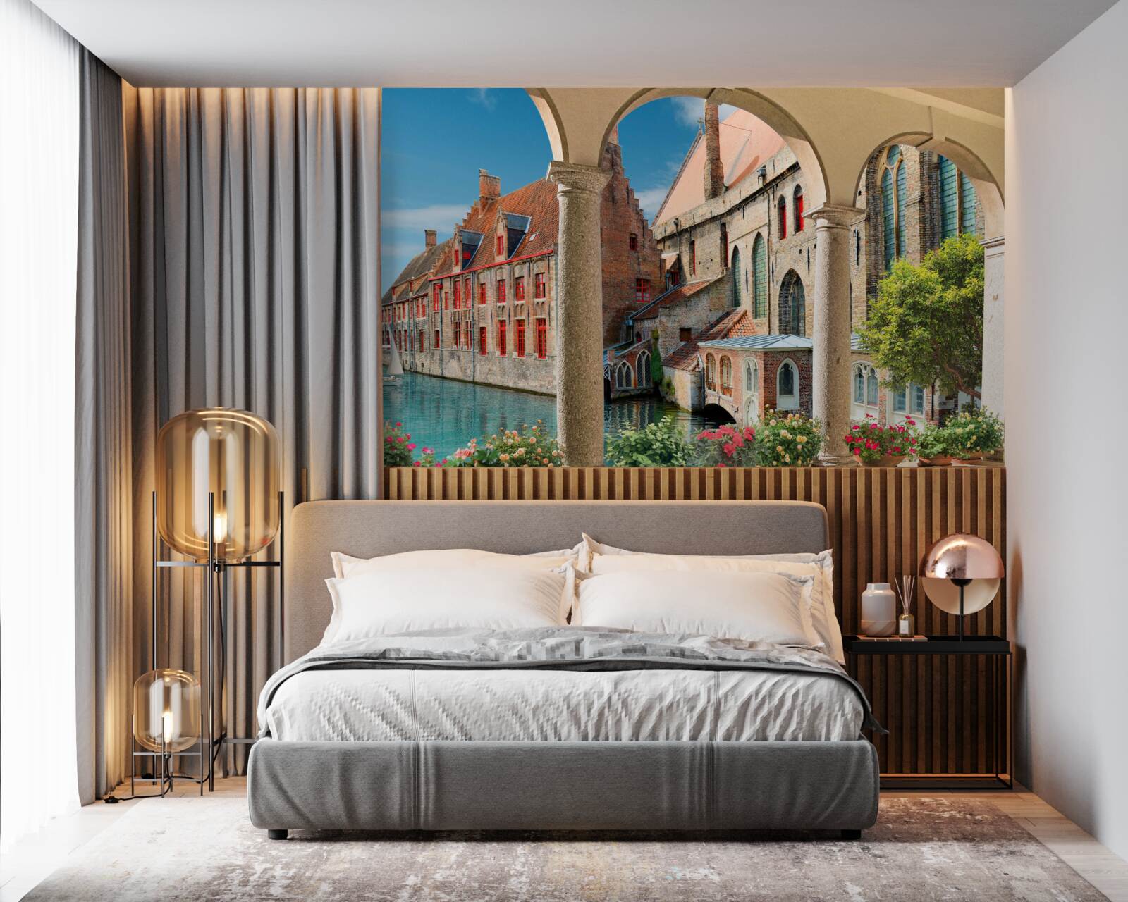 Fotobehang veranda in venice