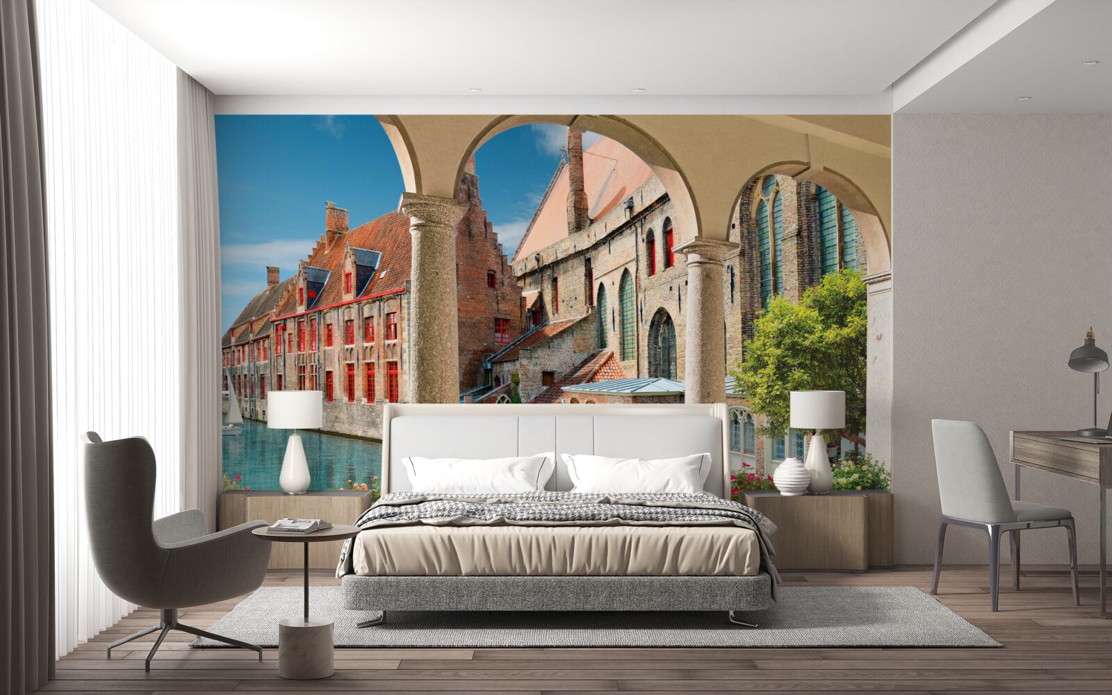Fotobehang veranda in venice