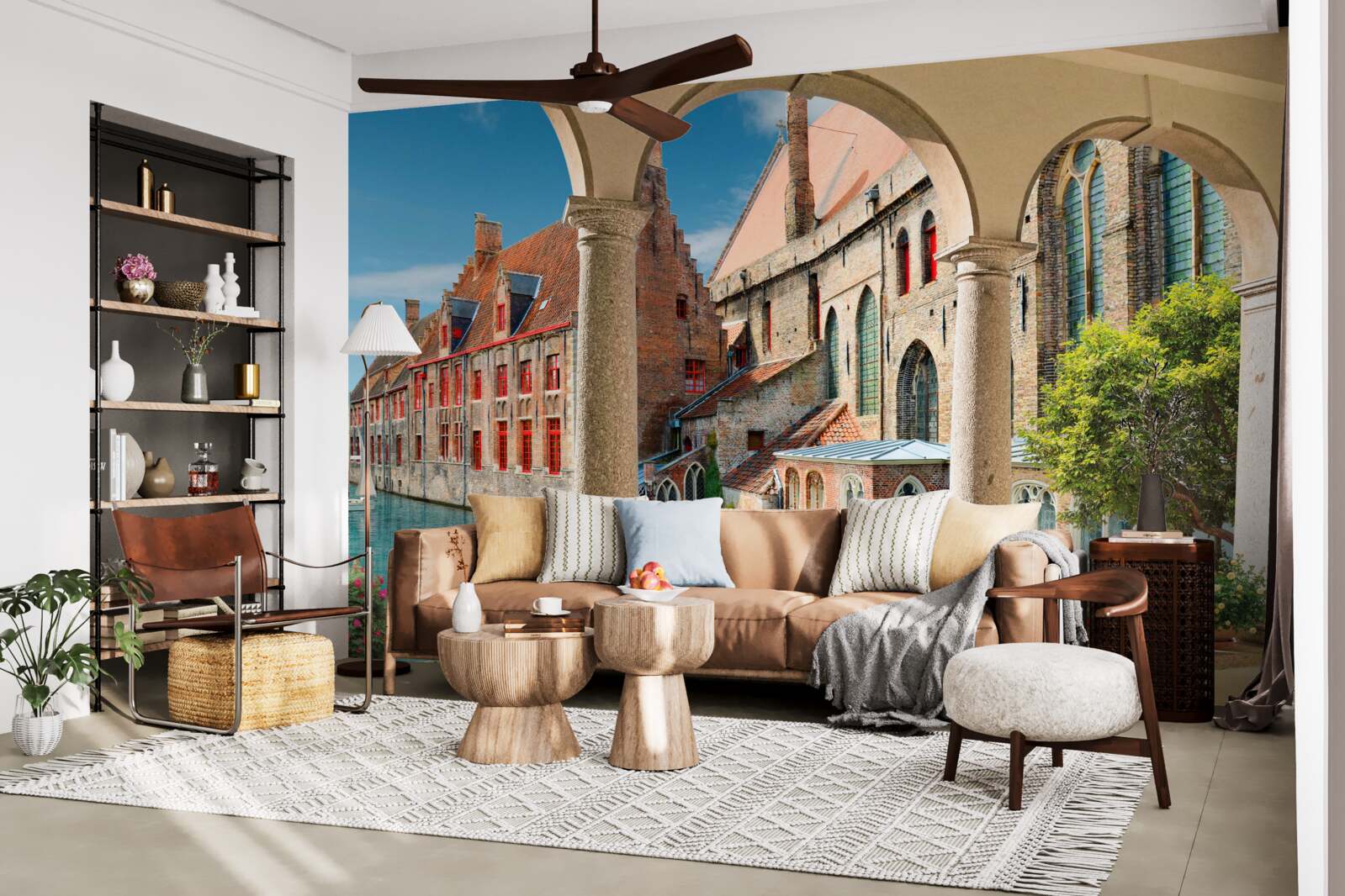 Fotobehang veranda in venice