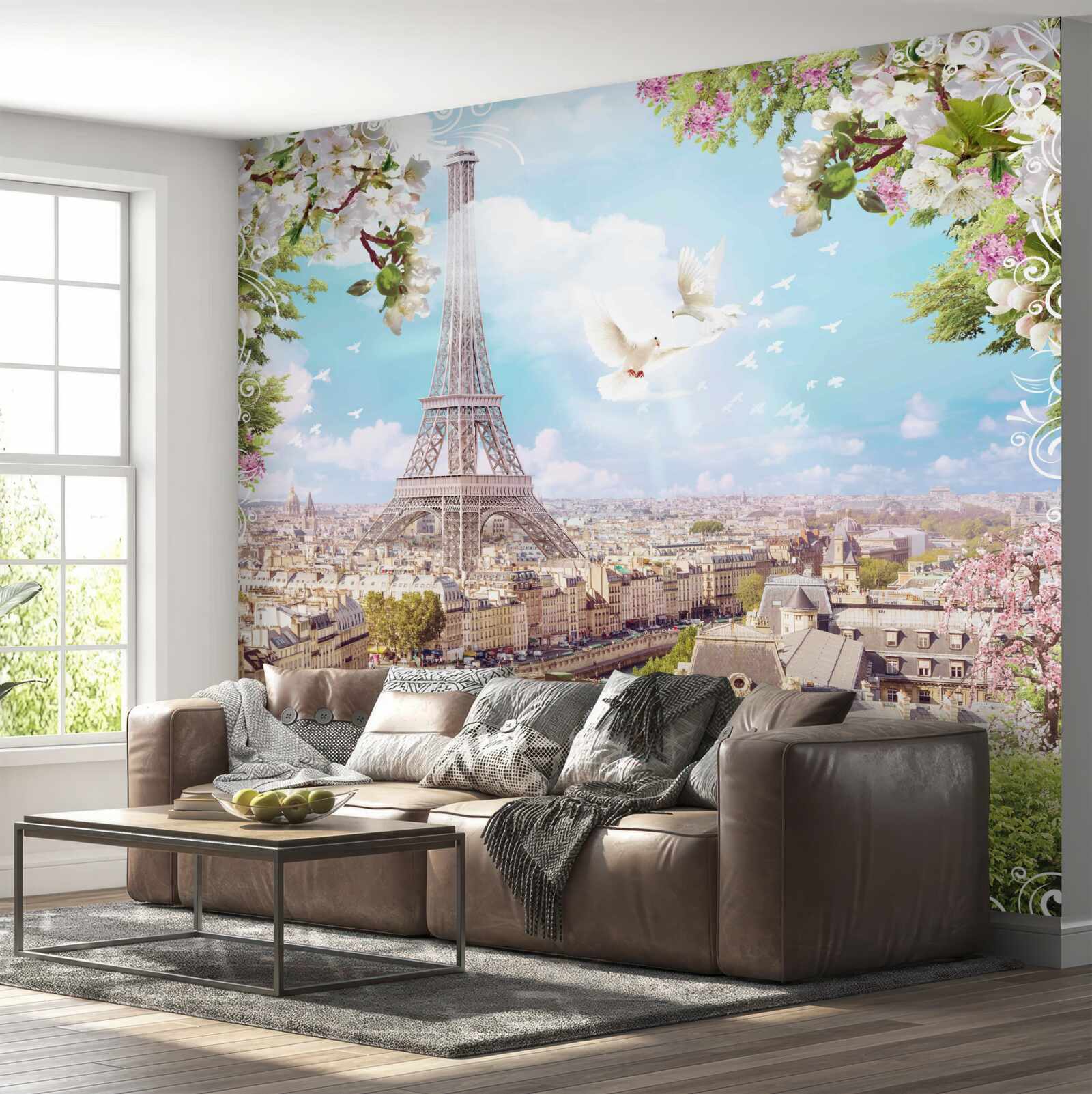 Fotobehang de gratie en charme van parijs