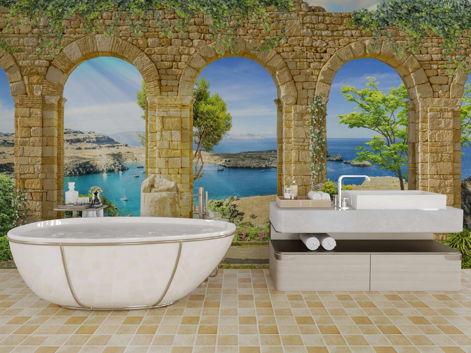 Fotobehang zuidelijke breedten landschap