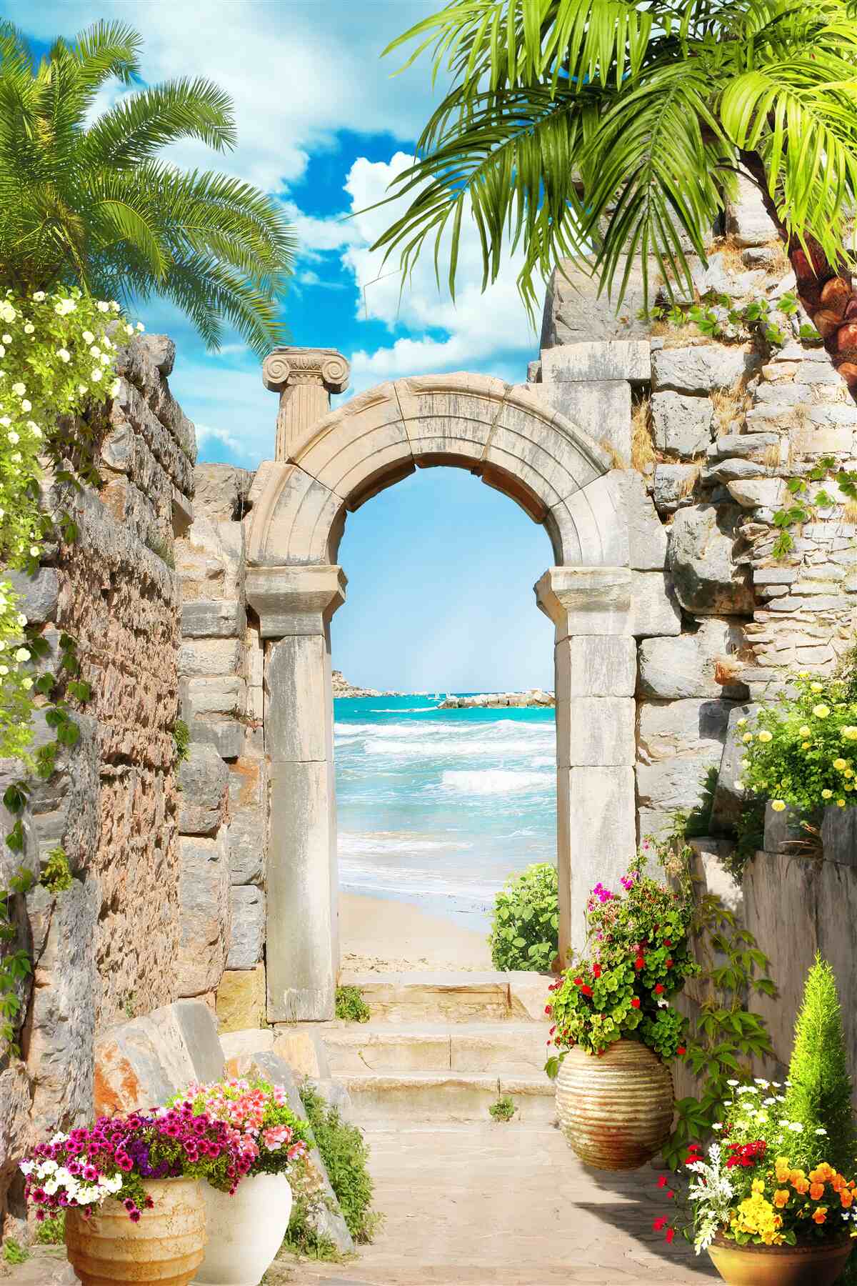 Fotobehang oceanische boog