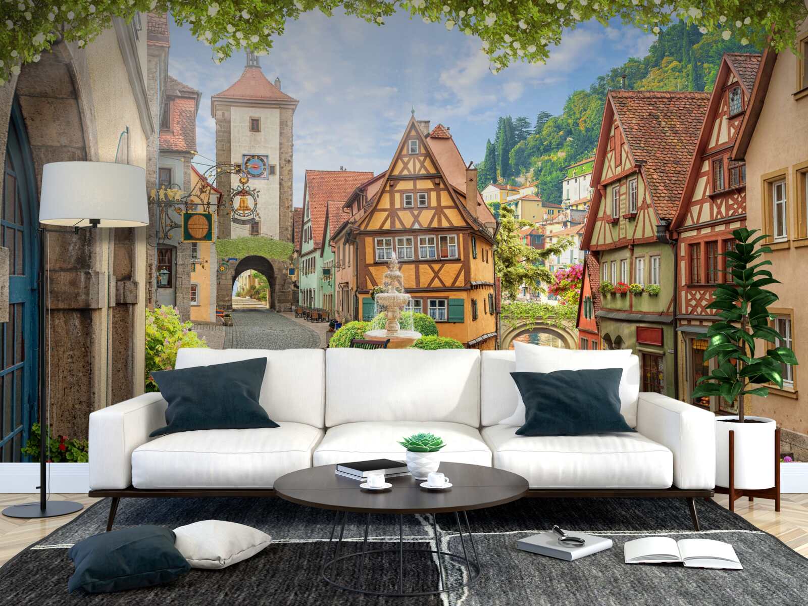 Fotobehang een geweldige stad met geschiedenis