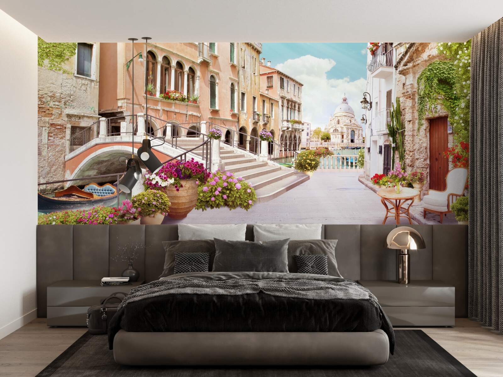 Fotobehang huizen in venice