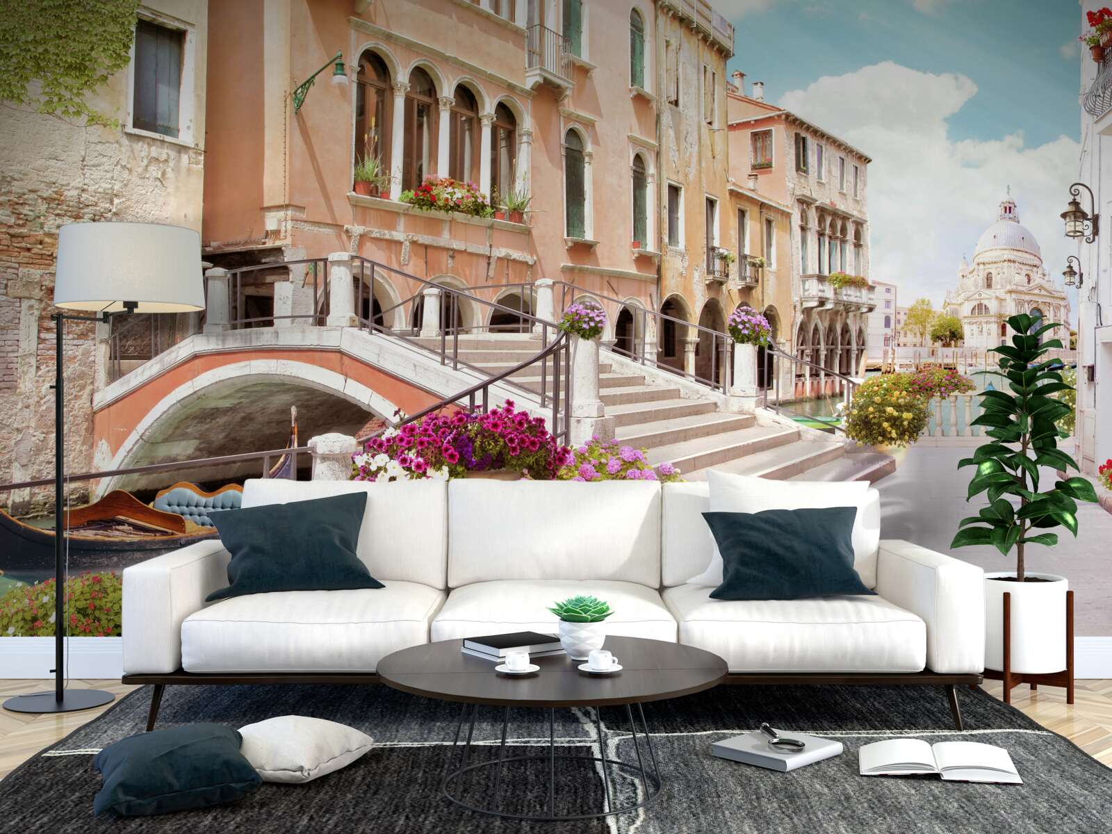 Fotobehang huizen in venice