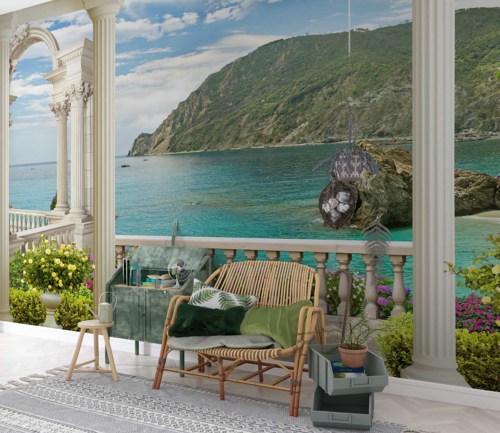 Fotobehang mariene kolommen