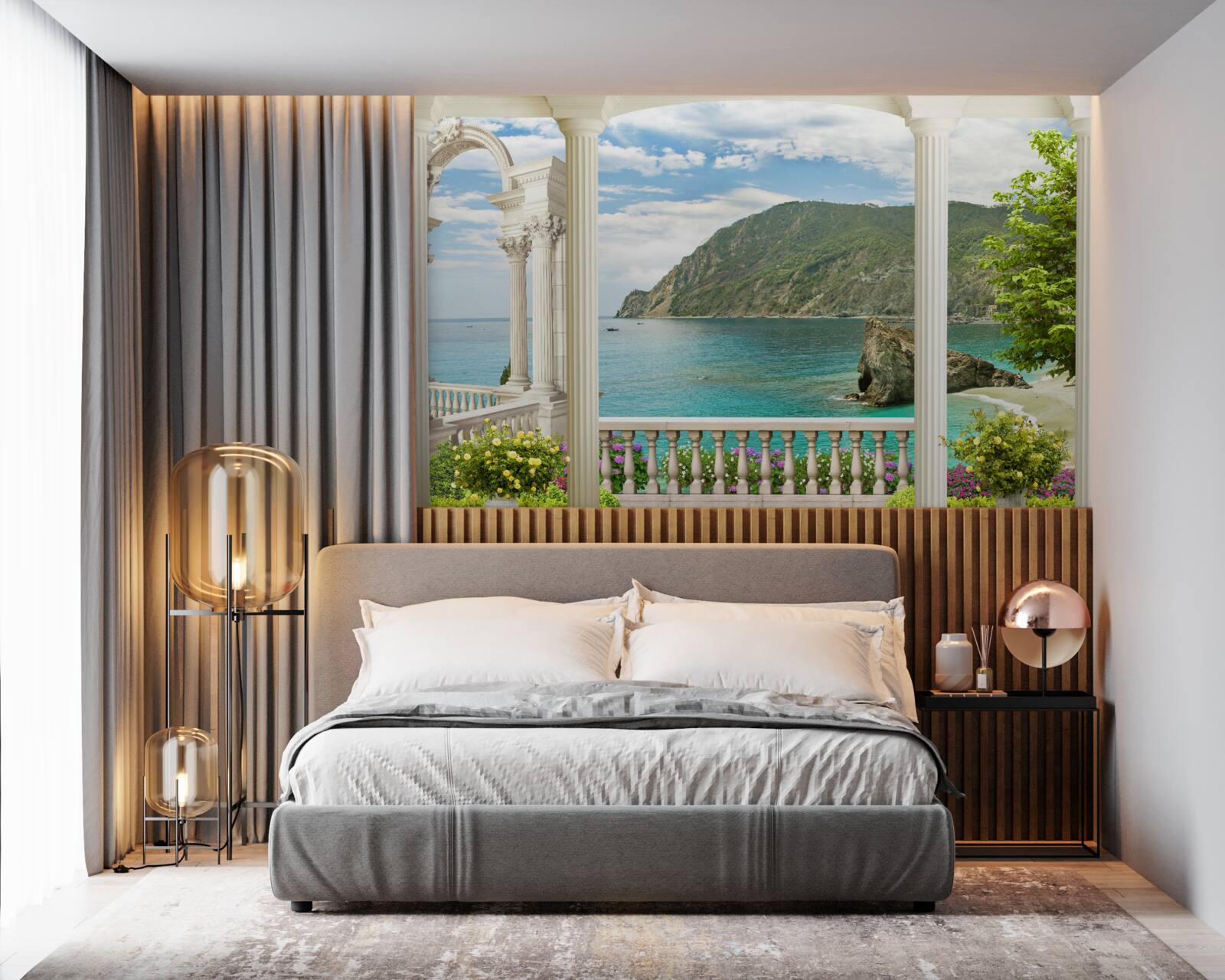 Fotobehang mariene kolommen