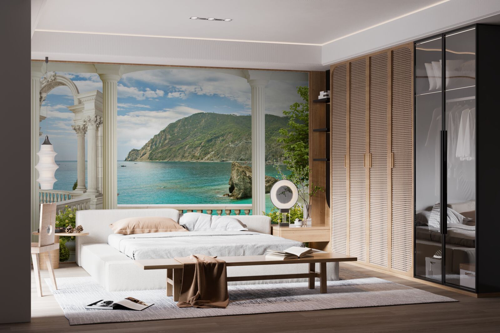 Fotobehang mariene kolommen