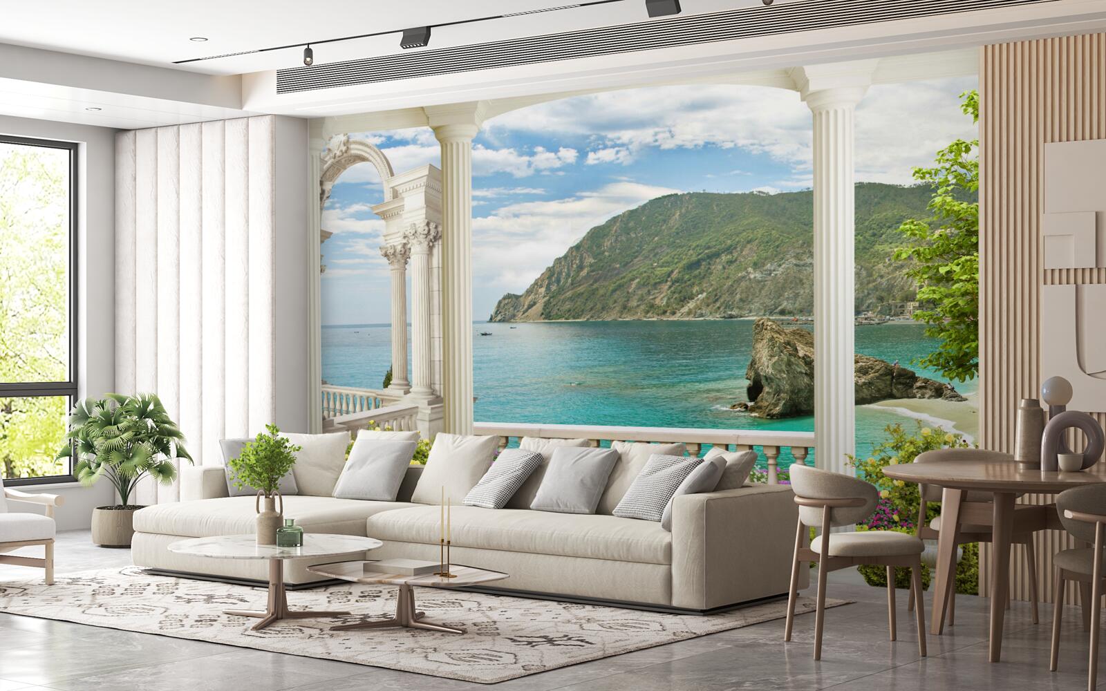 Fotobehang mariene kolommen