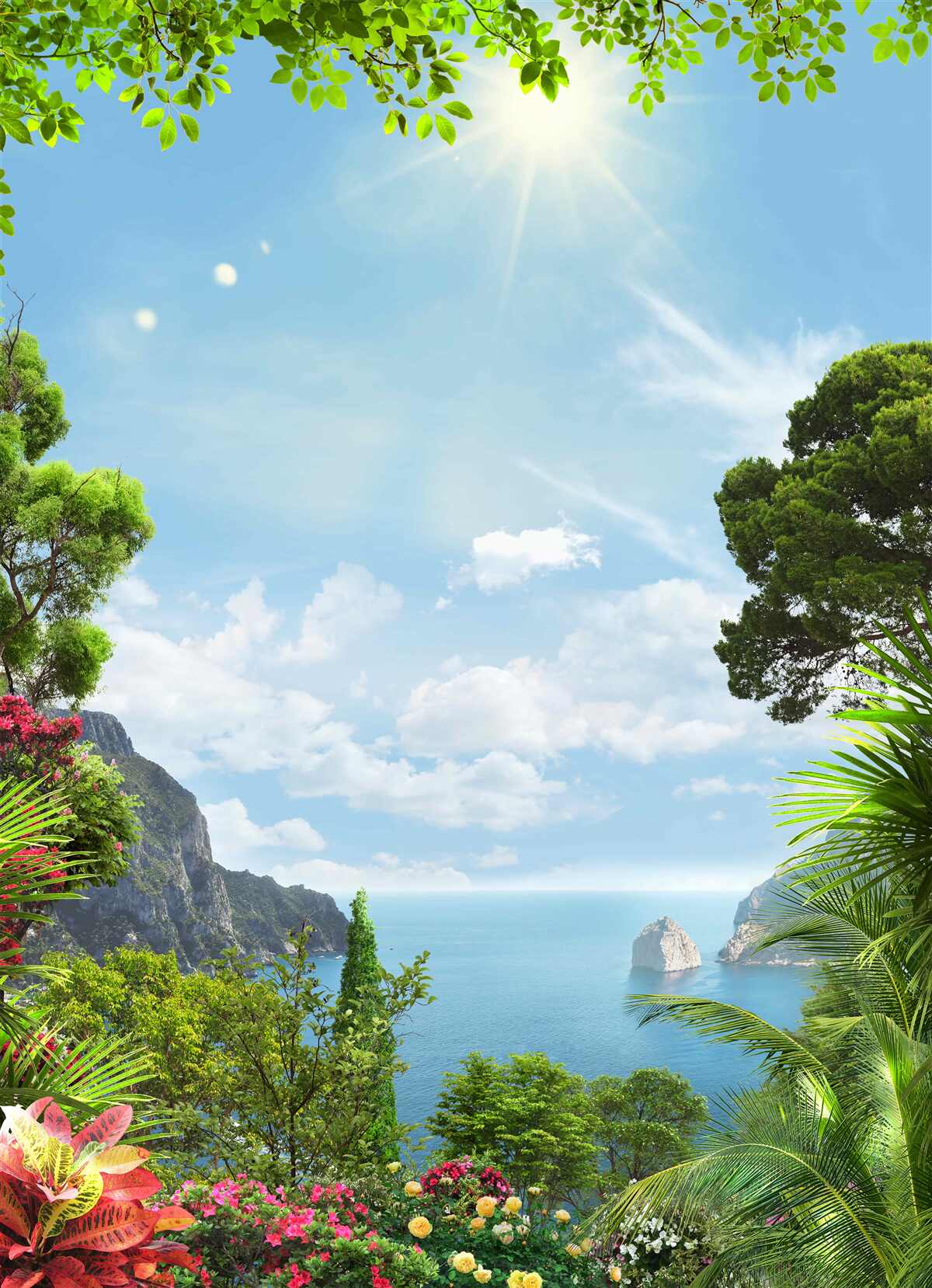 Fotobehang prachtig zeegezicht