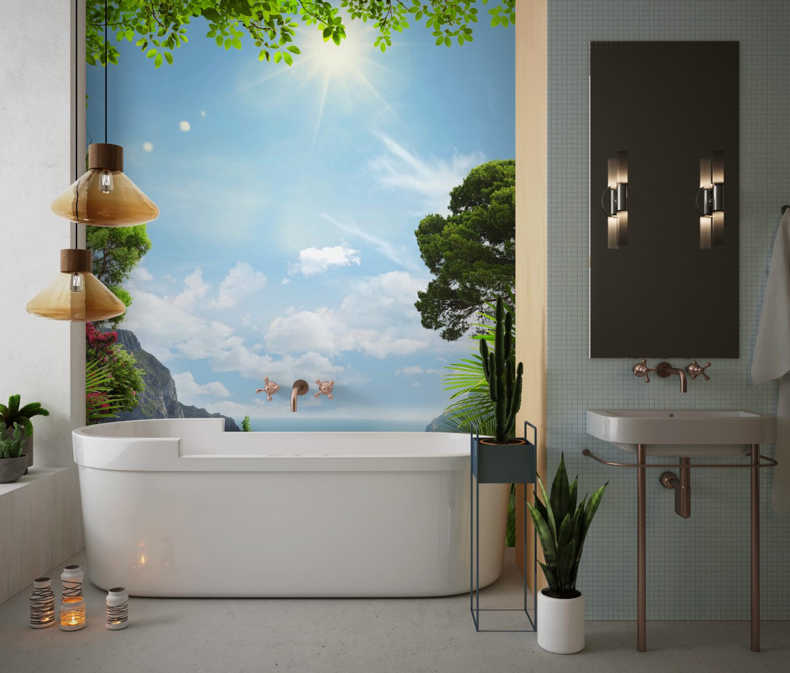 Fotobehang prachtig zeegezicht