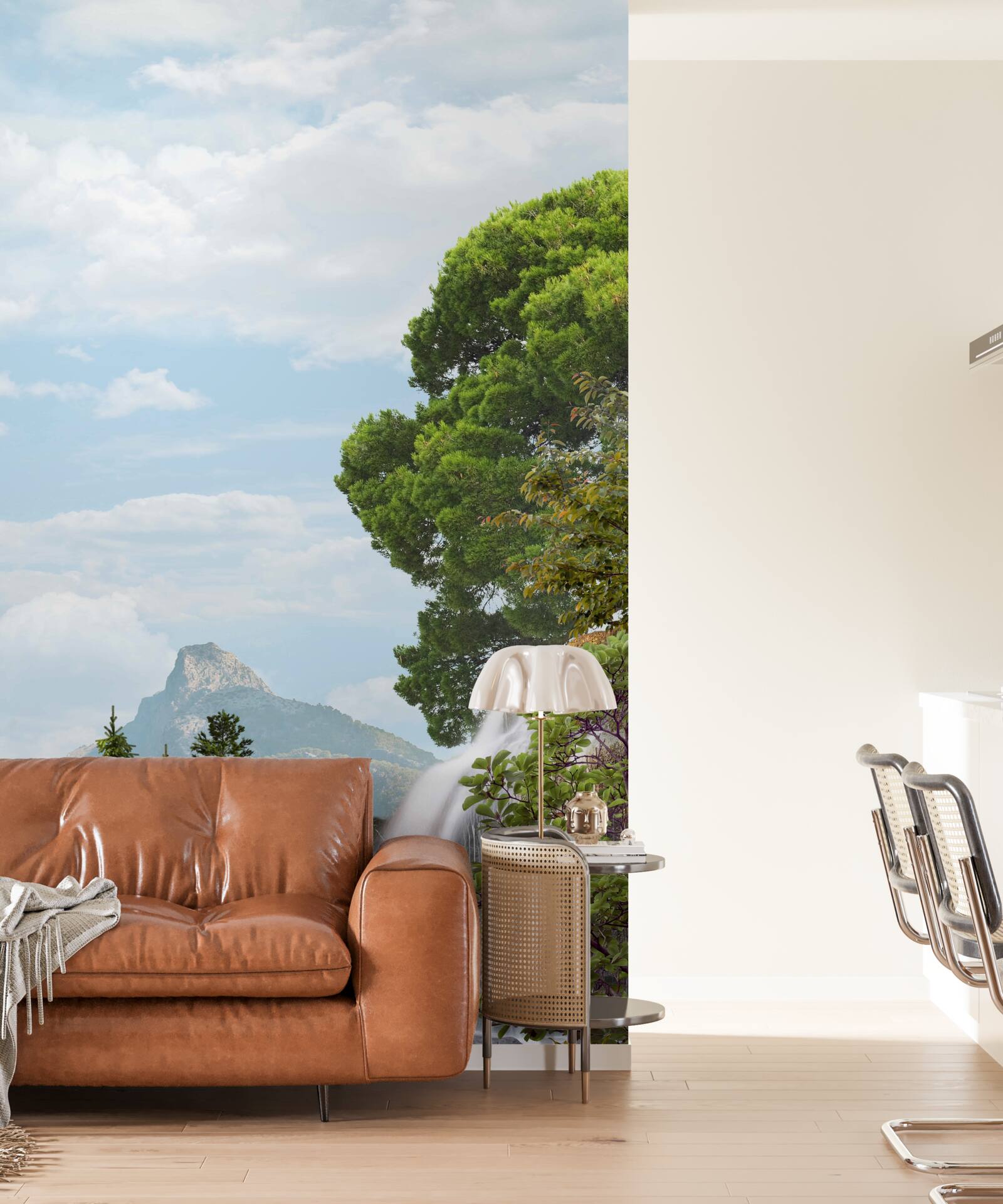 Fotobehang majestueuze watervallen