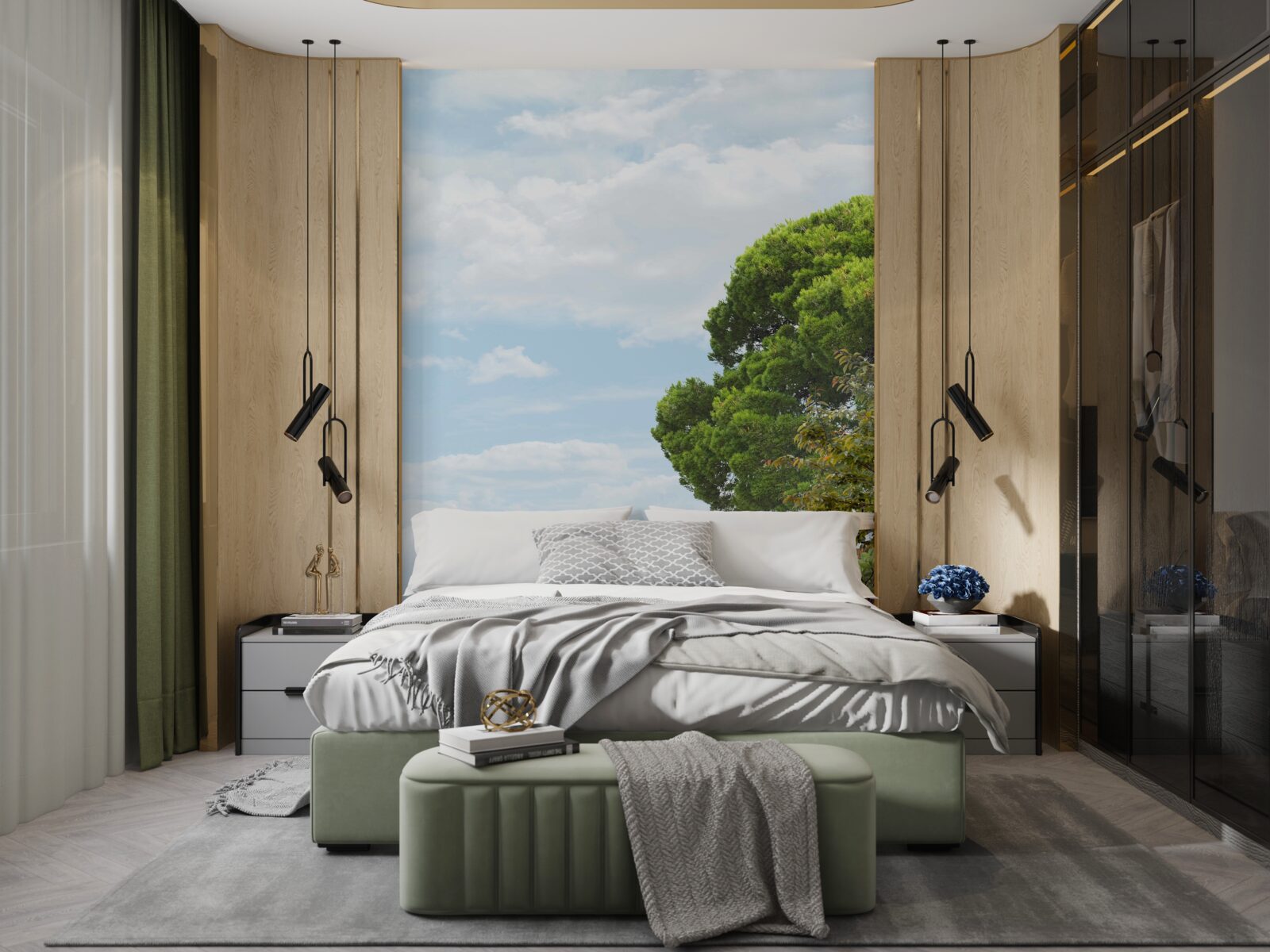 Fotobehang majestueuze watervallen