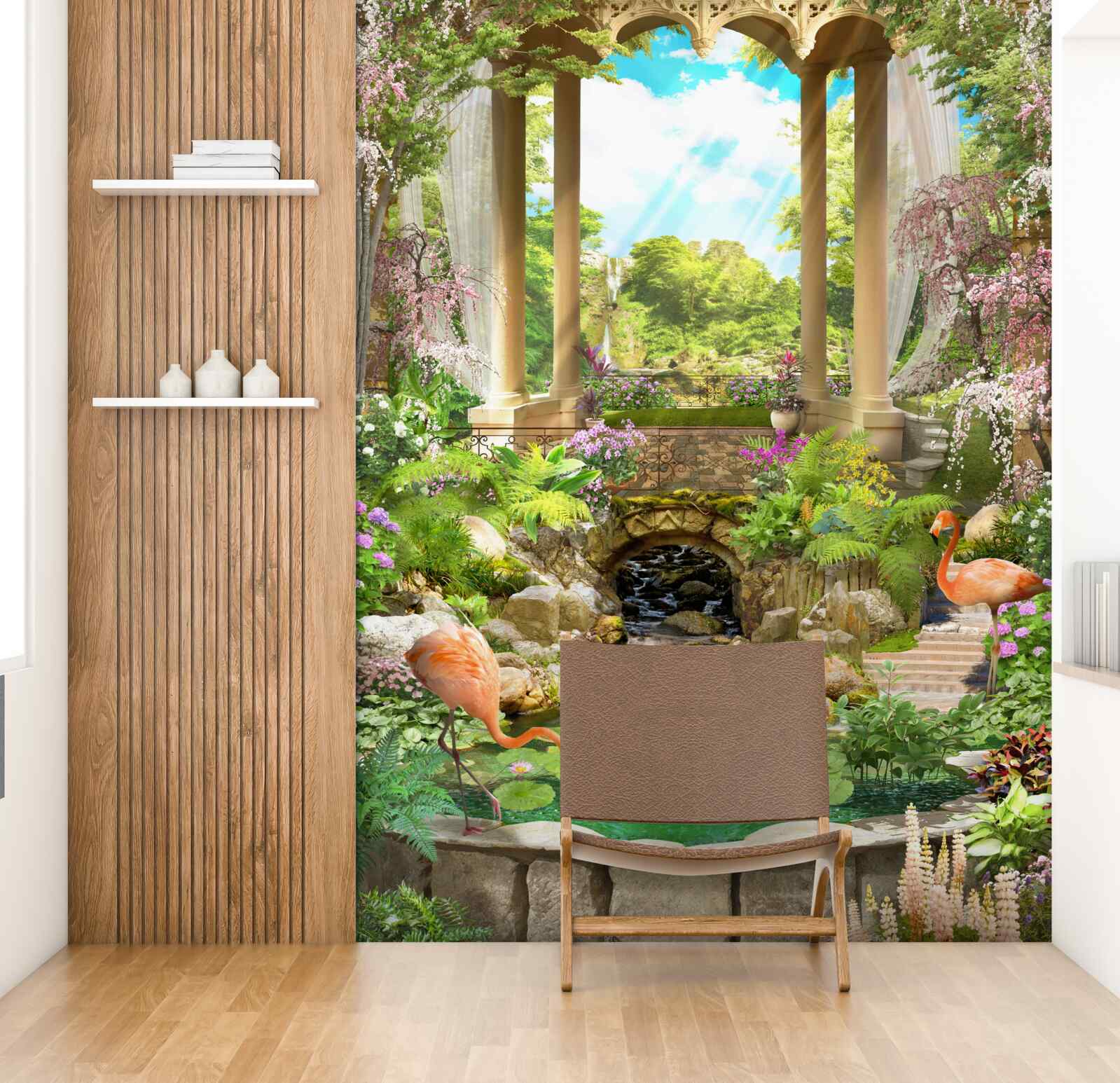 Fotobehang heerlijke tuin