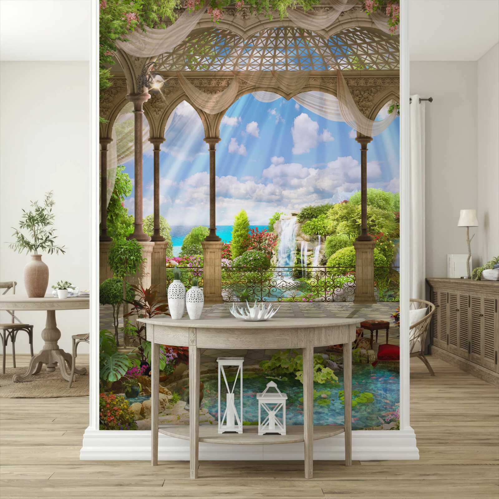 Fotobehang uiterst aantrekkelijk terras