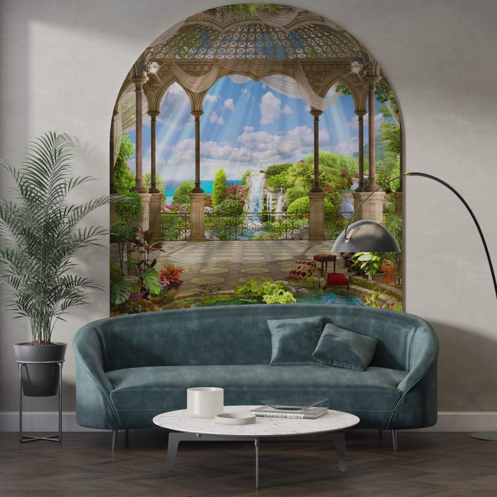 Fotobehang uiterst aantrekkelijk terras