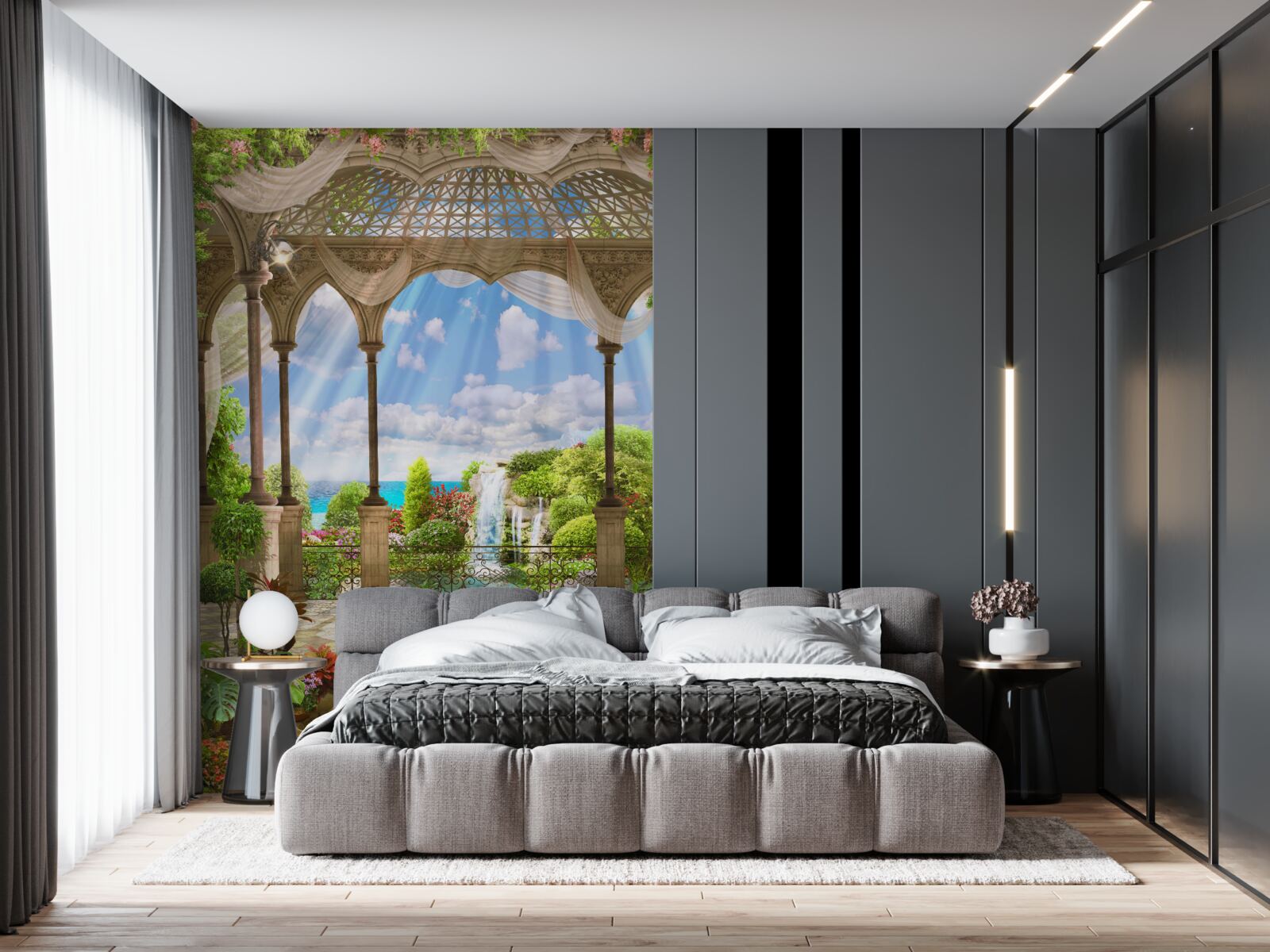 Fotobehang uiterst aantrekkelijk terras