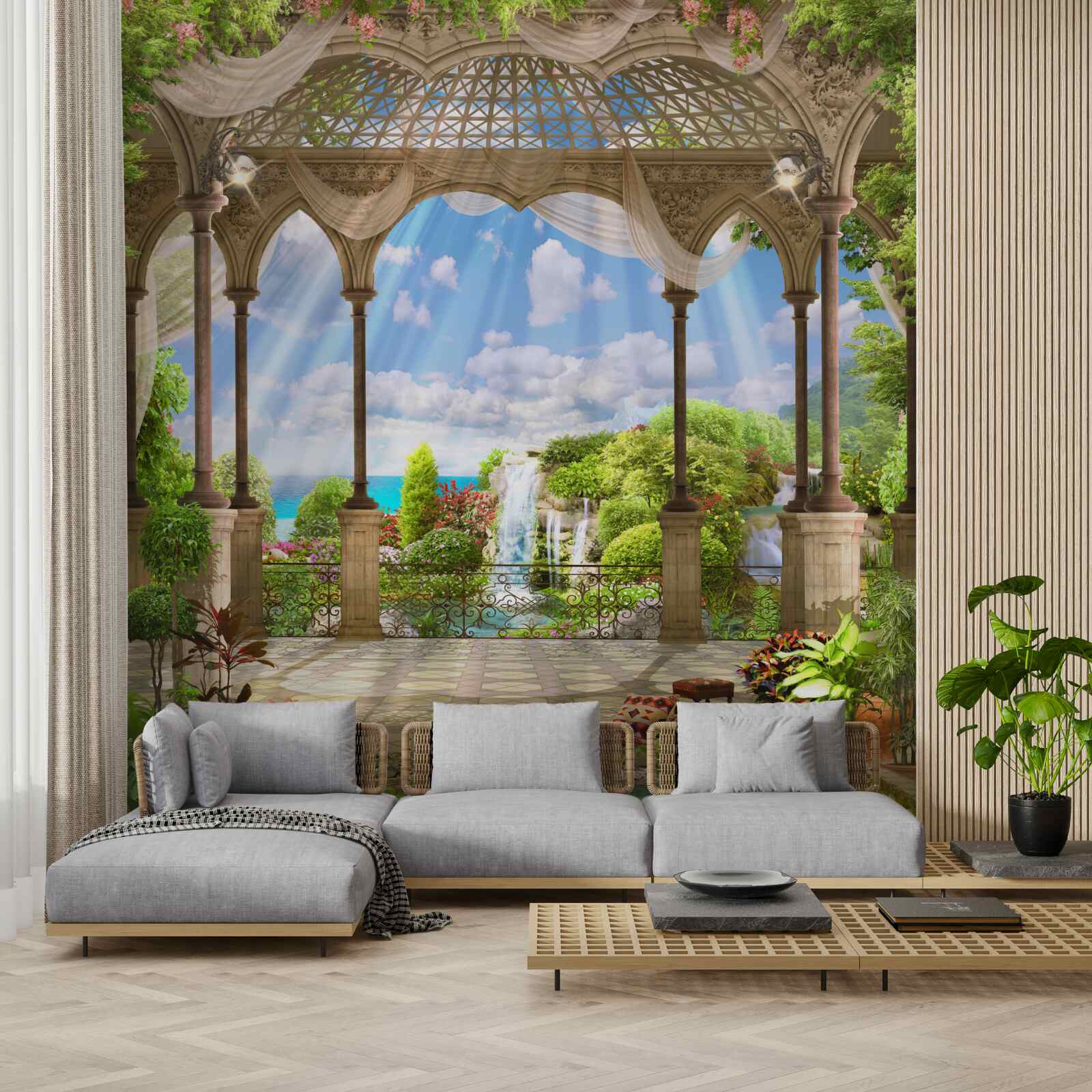 Fotobehang uiterst aantrekkelijk terras