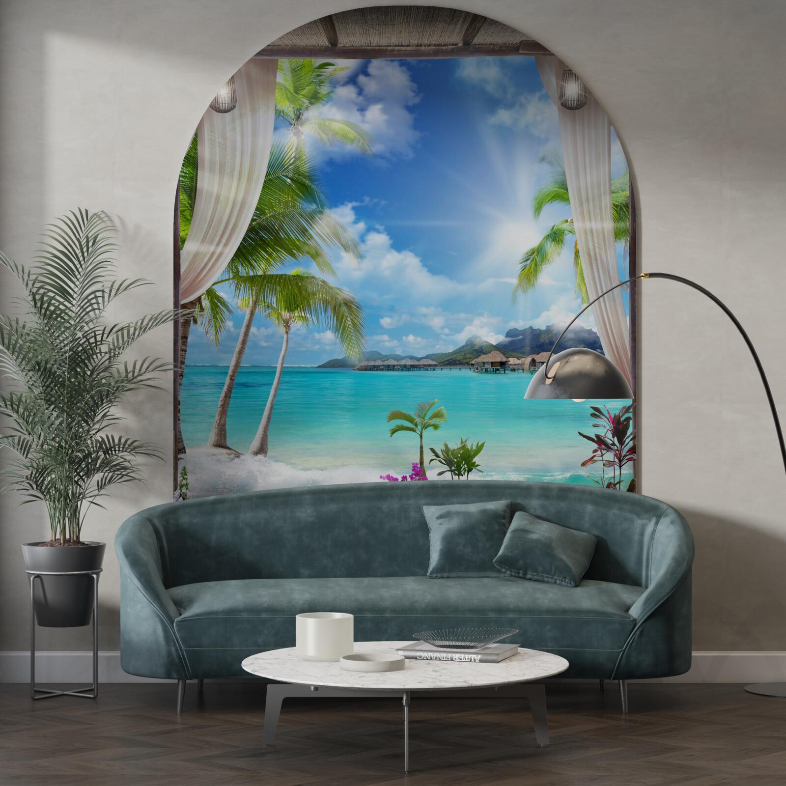 Fotobehang prachtig strandlandschap