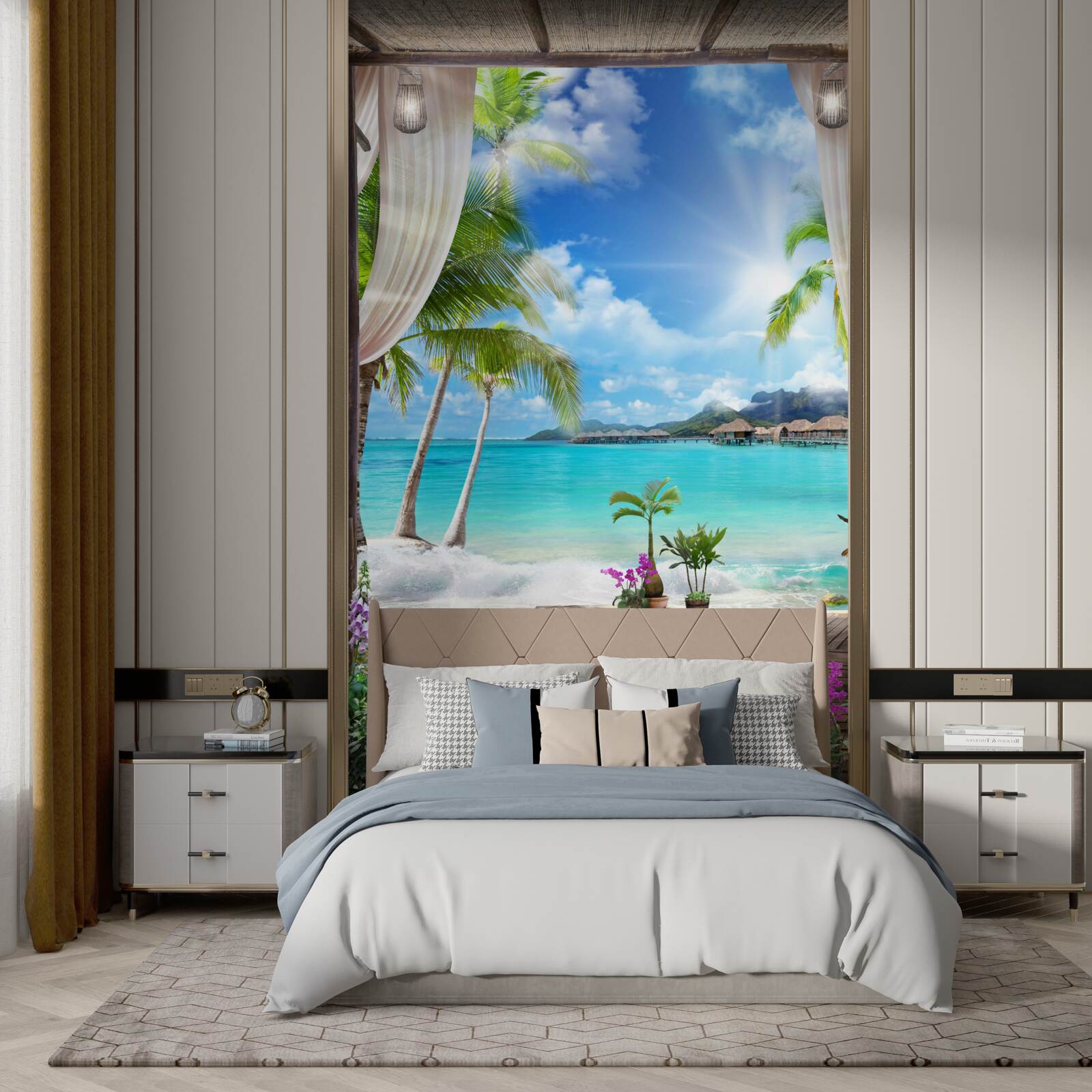 Fotobehang prachtig strandlandschap