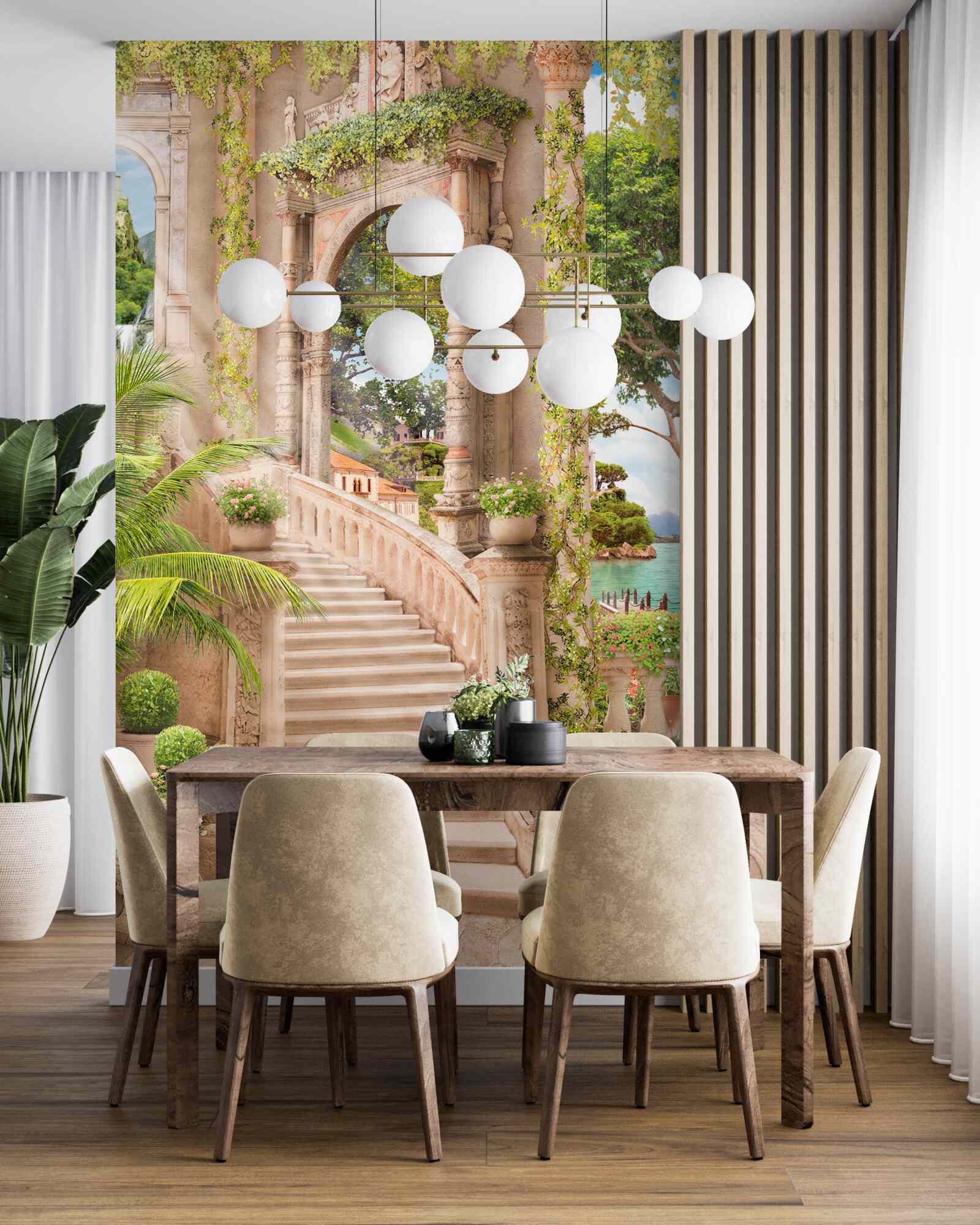 Fotobehang mooie trap